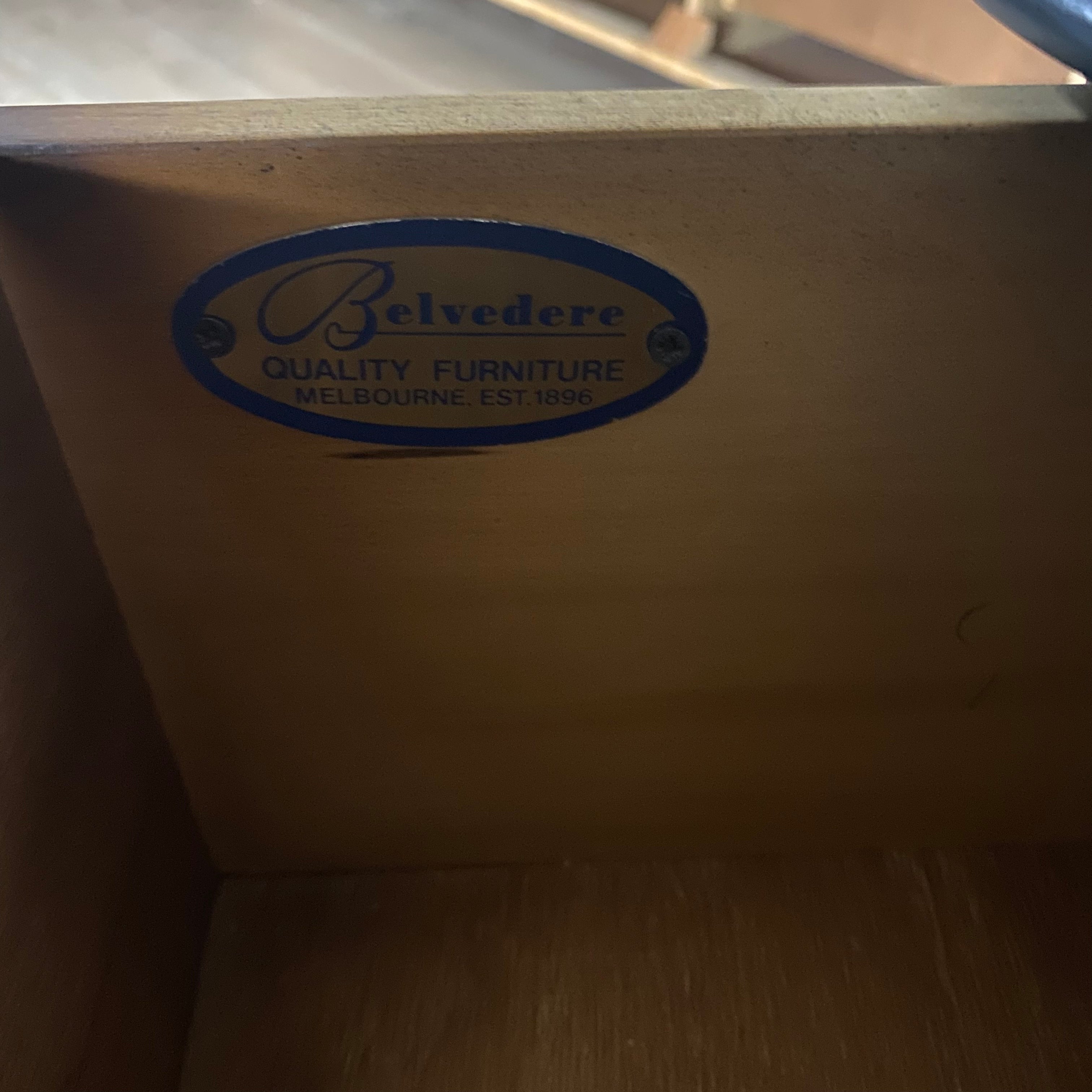 'Belvedere' bedside tables