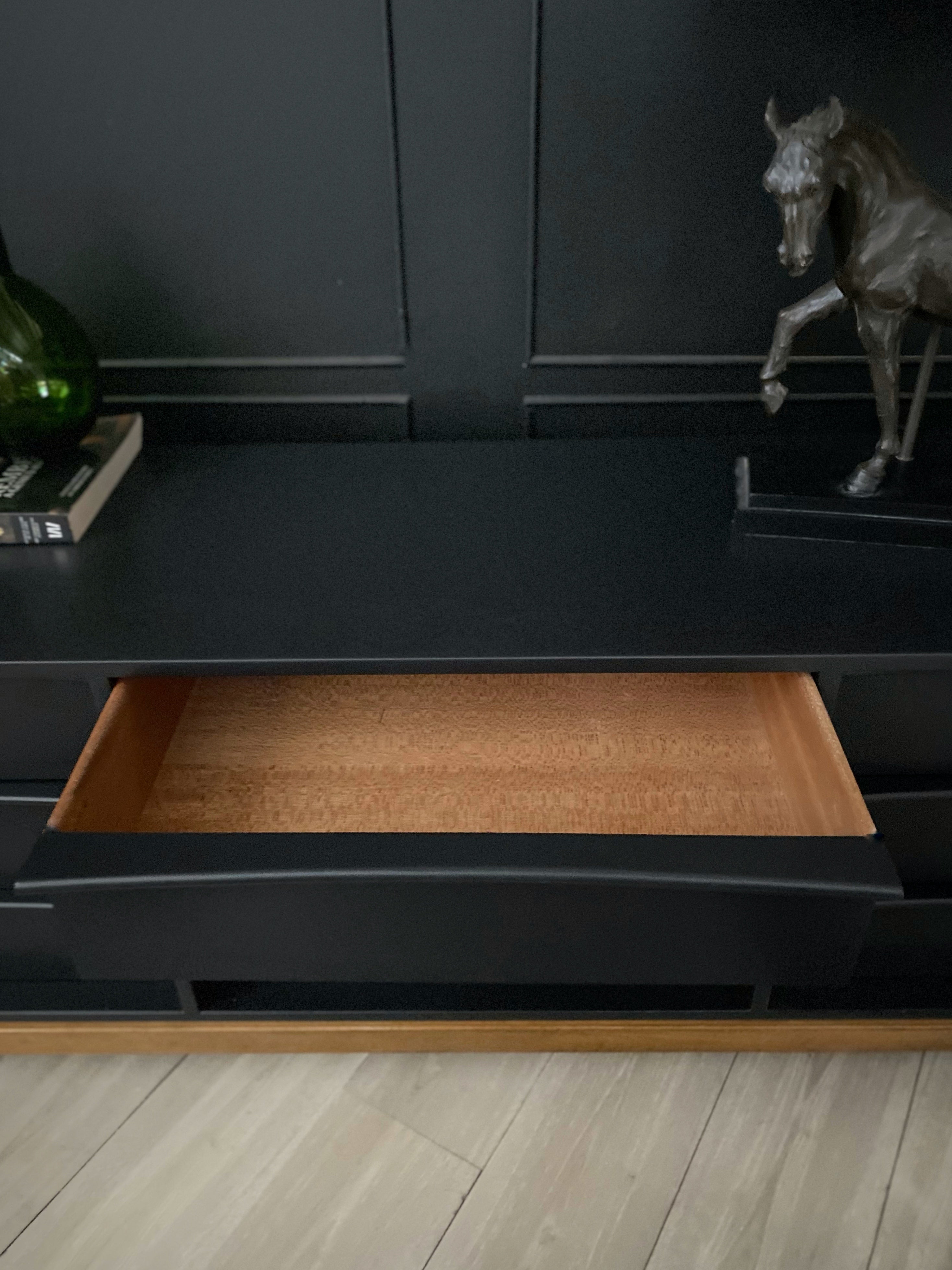 Mid Century Black ‘Hans Hayson’ Dresser