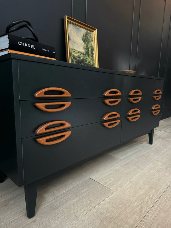 Reliance Furniture dresser dark blue, view 7