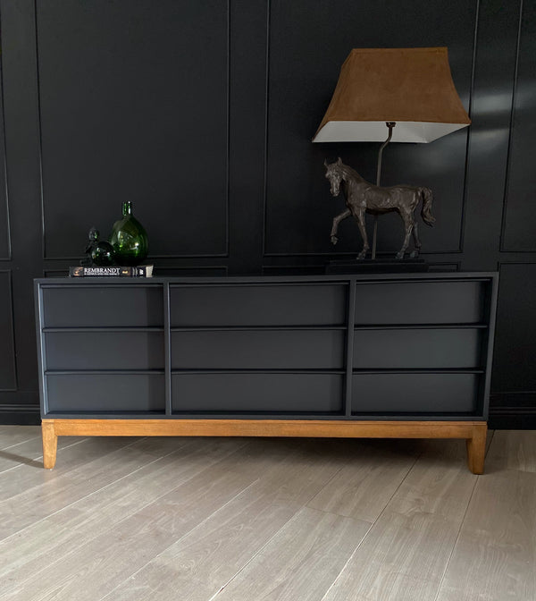 Hayson Furniture dresser black, view 4