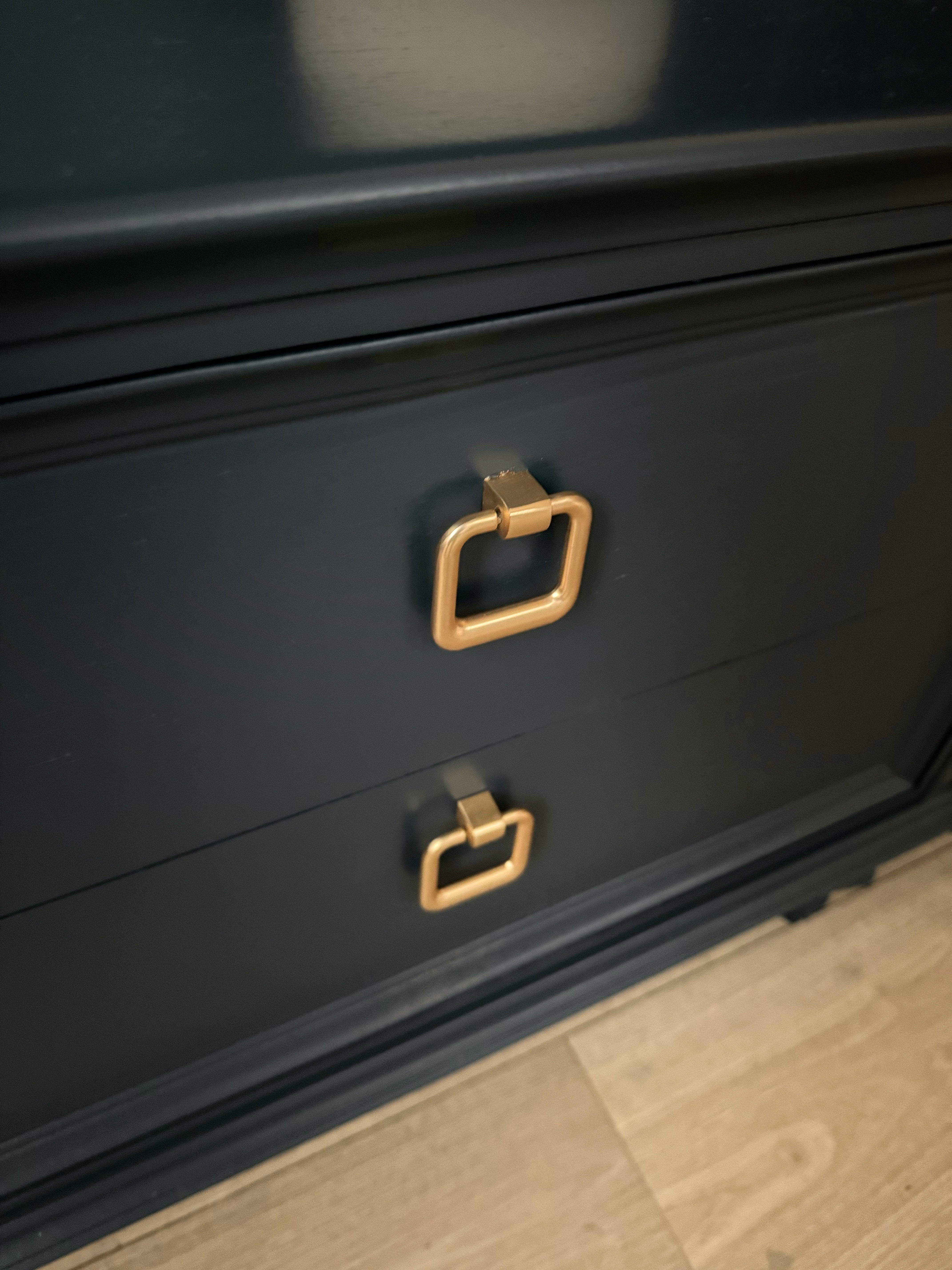 Hayson bedsides with gorgeous hardware (set)