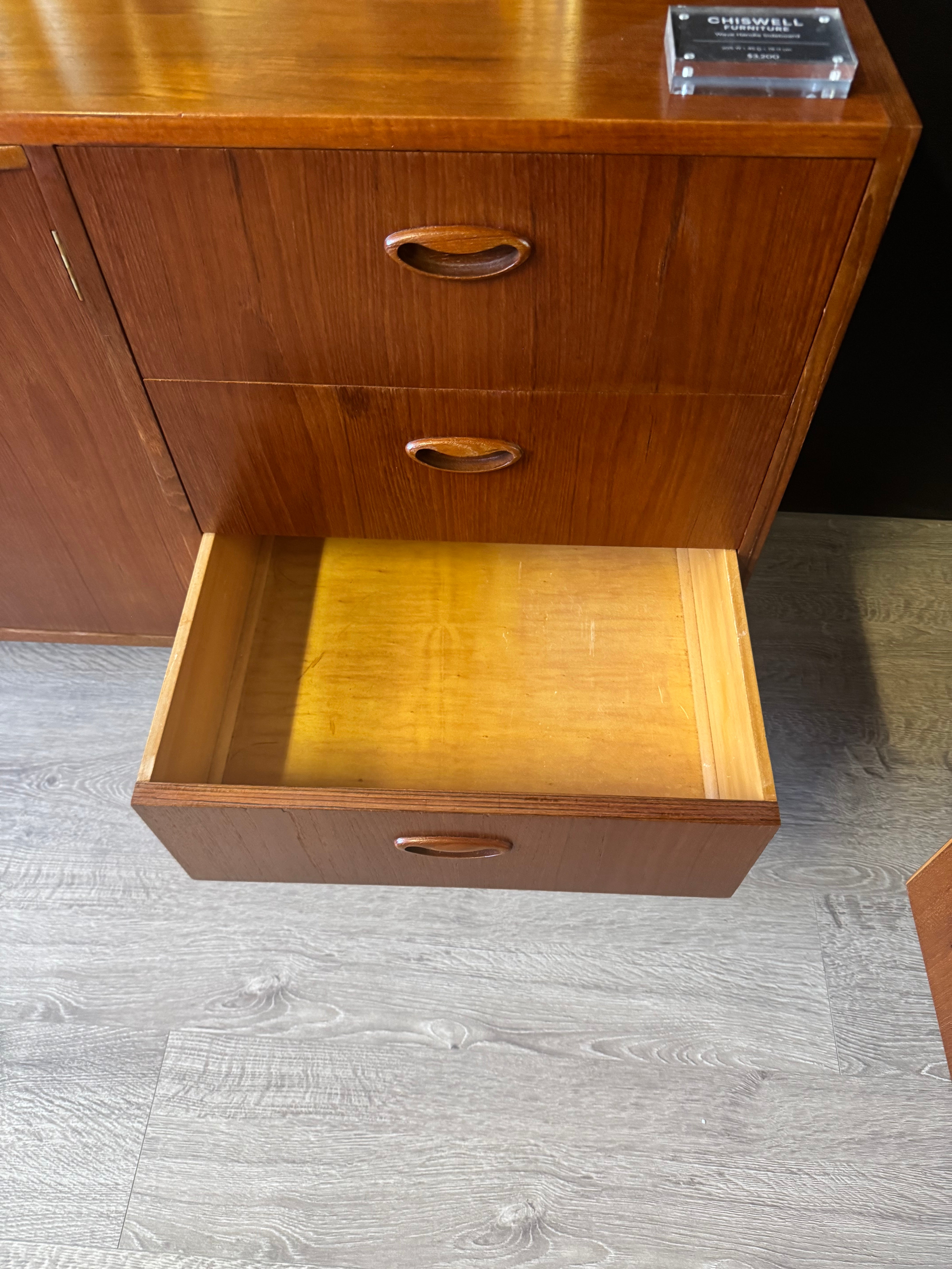 'Chiswell' Sideboard / Buffet with Wave Front Handle