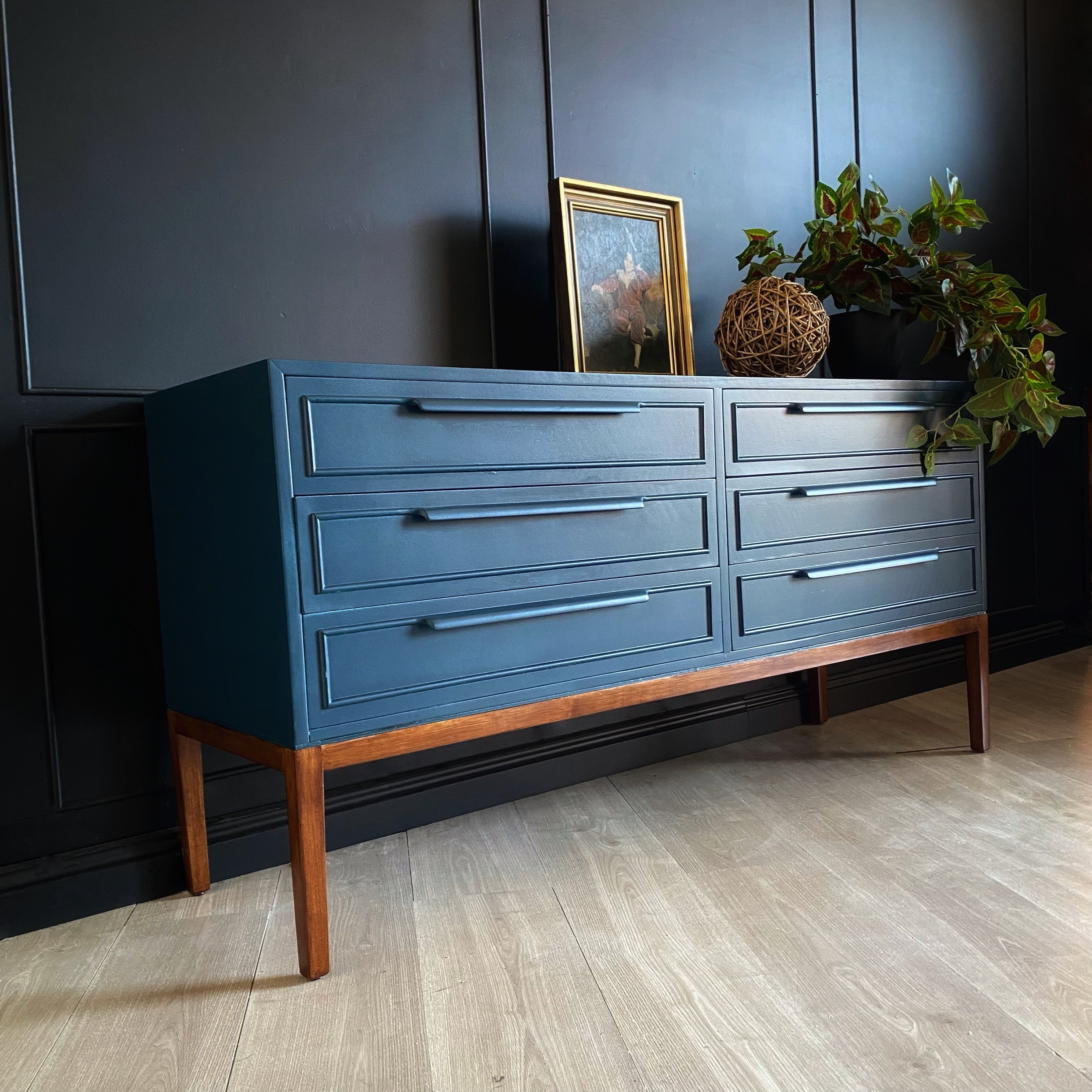 Stunning Blue ‘Kalmar’ Dresser / Sideboard