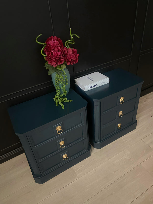 Buttery Brothers bedside tables blue, view 4