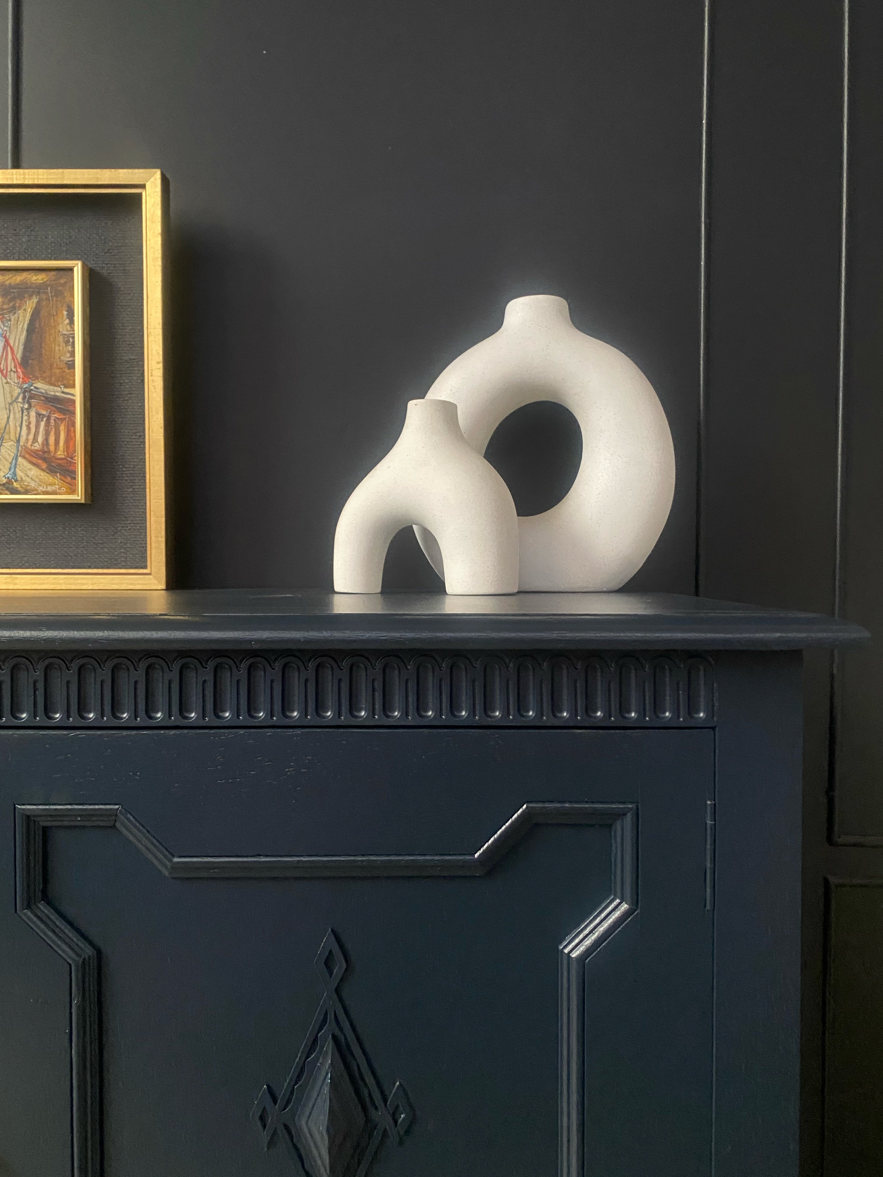 Rich Dark Blue Sideboard / Buffet