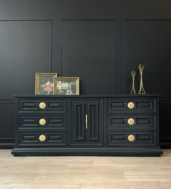 Burgess Furniture dresser dark blue