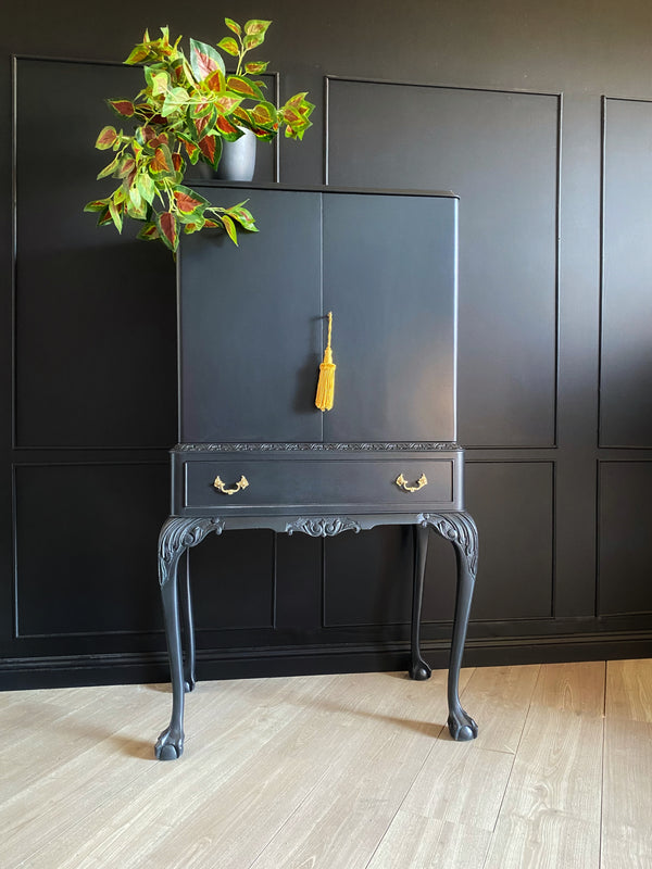 Standis Productions cabinet walnut dark blue, view 2
