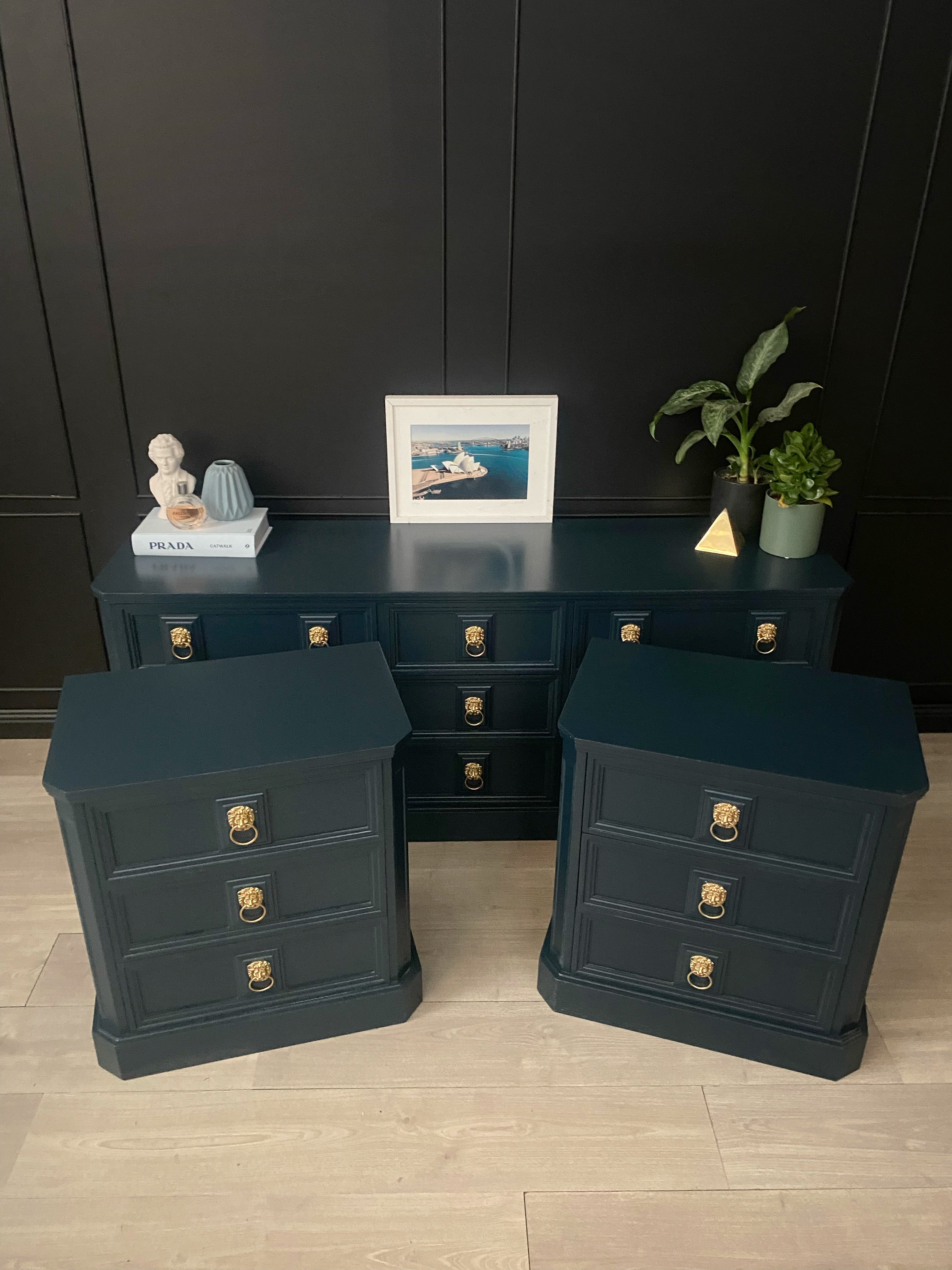 ‘Buttery Brothers’ blue dresser