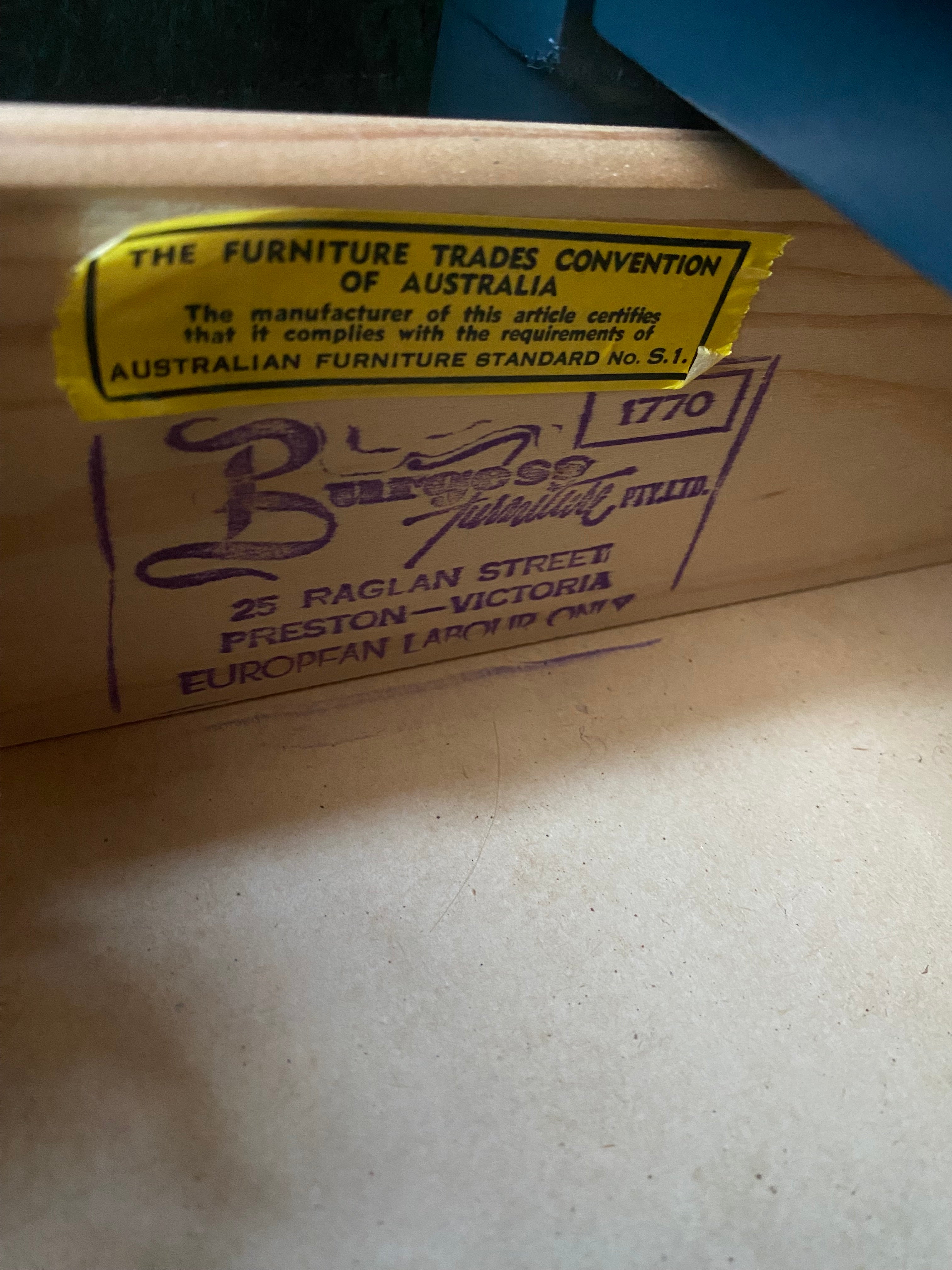 Stunning ‘Burgess Furniture’ Bedside Tables