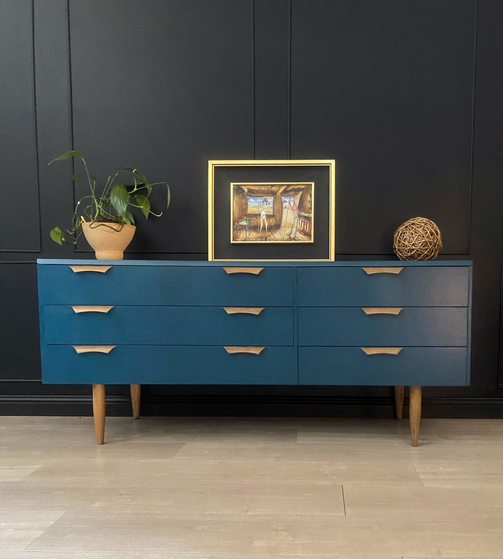 Reliance Furniture dresser blue