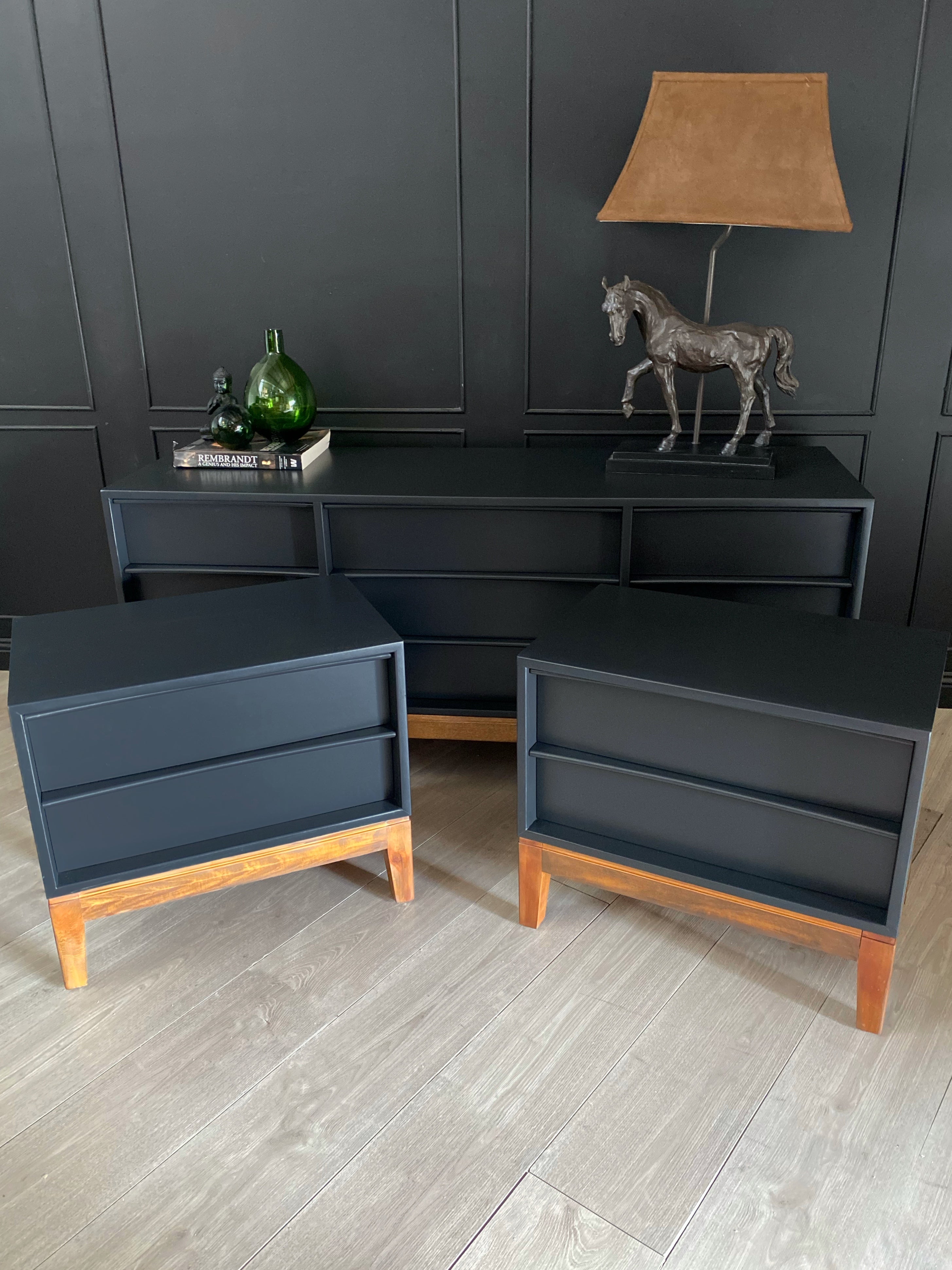 Mid Century Black ‘Hans Hayson’ Dresser