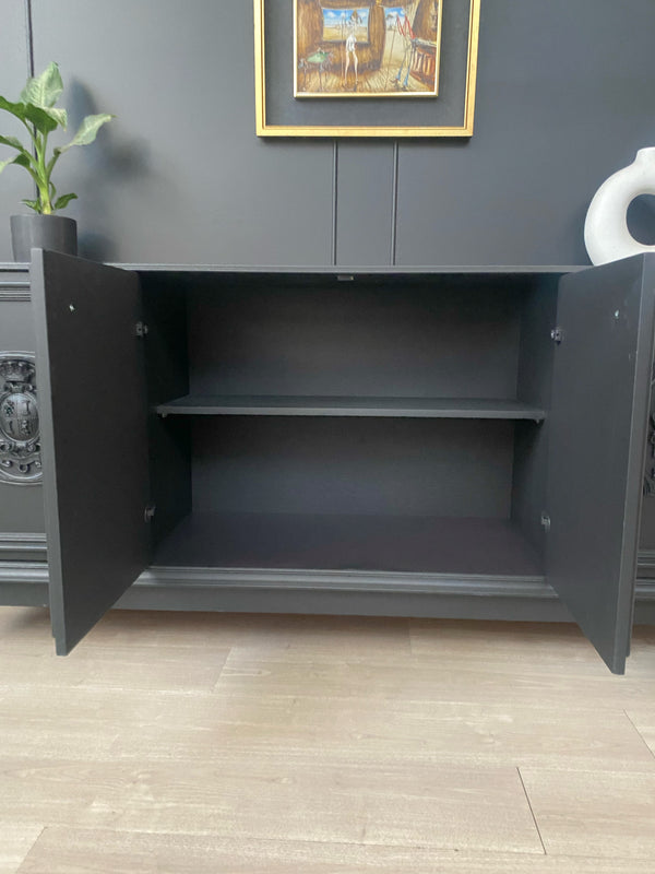 Mid-century sideboard black, view 8