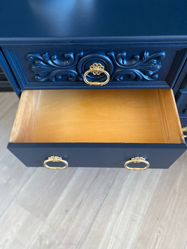 Hayson Furniture dresser dark blue, view 8
