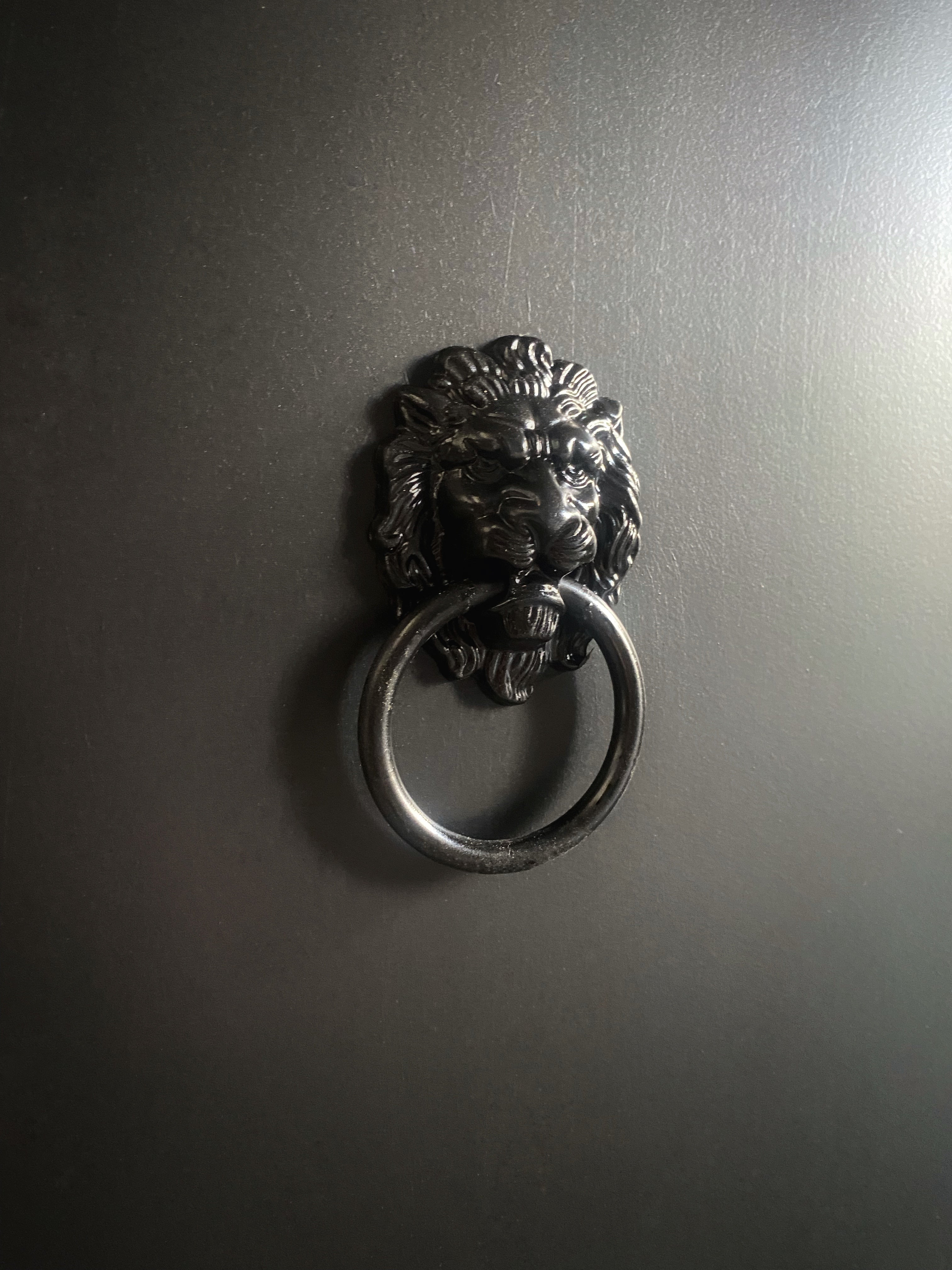 Beautiful Black Lion Hardware Buffet