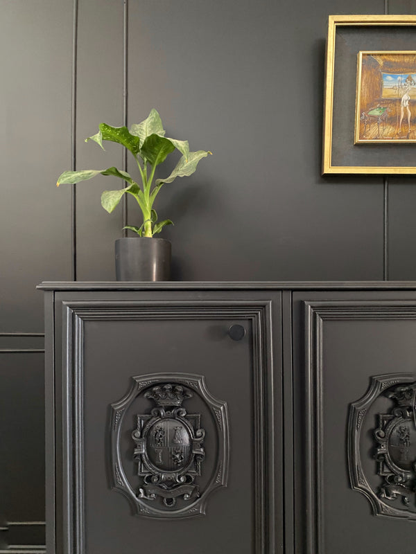 Mid-century sideboard black, view 4