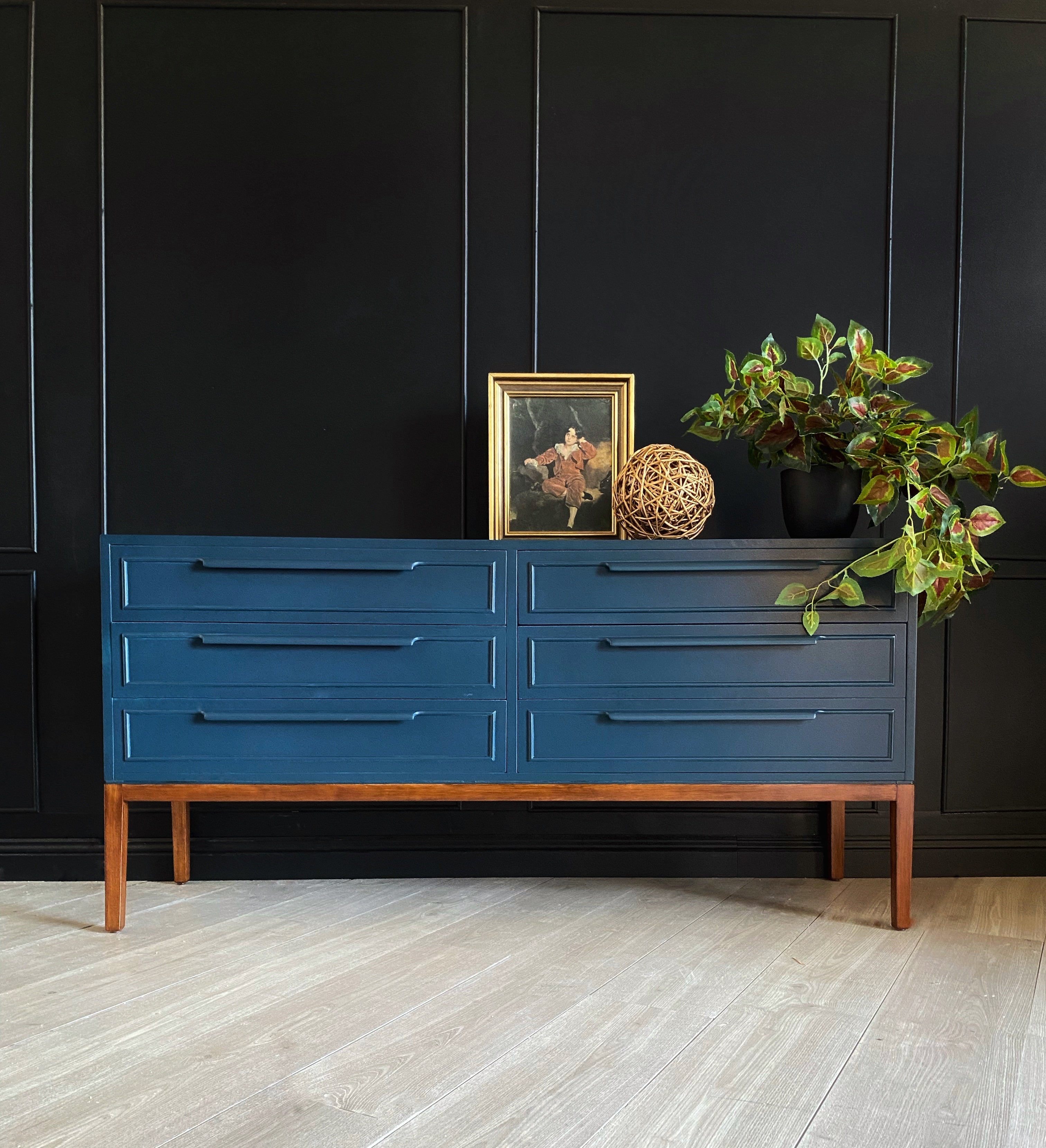 Stunning Blue ‘Kalmar’ Dresser / Sideboard