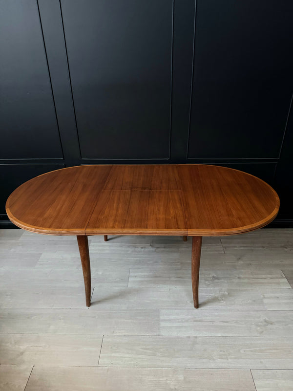 Parker Furniture dining table teak, view 4