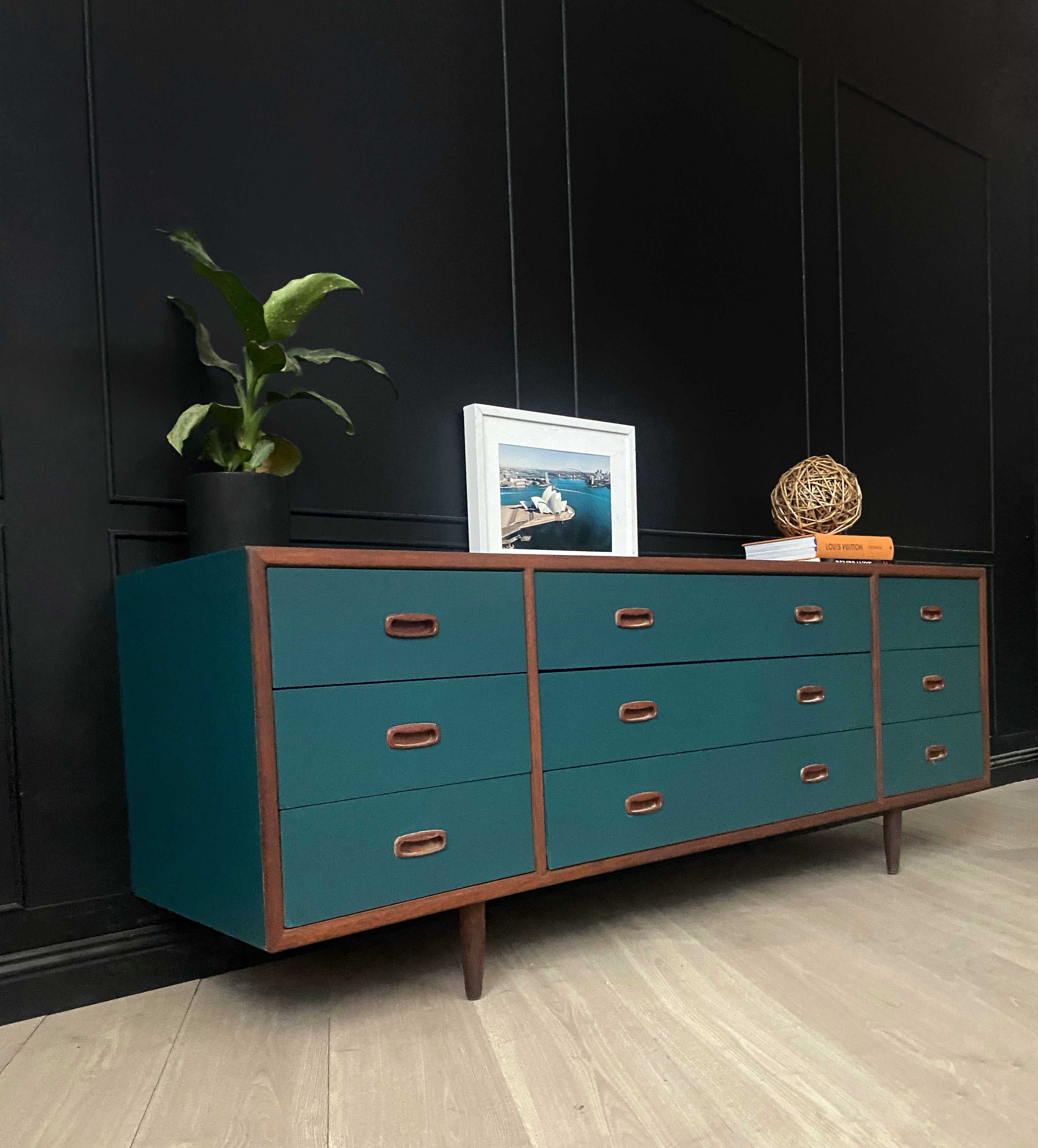 ‘Alrob Furniture’ Stunning Teal Dresser