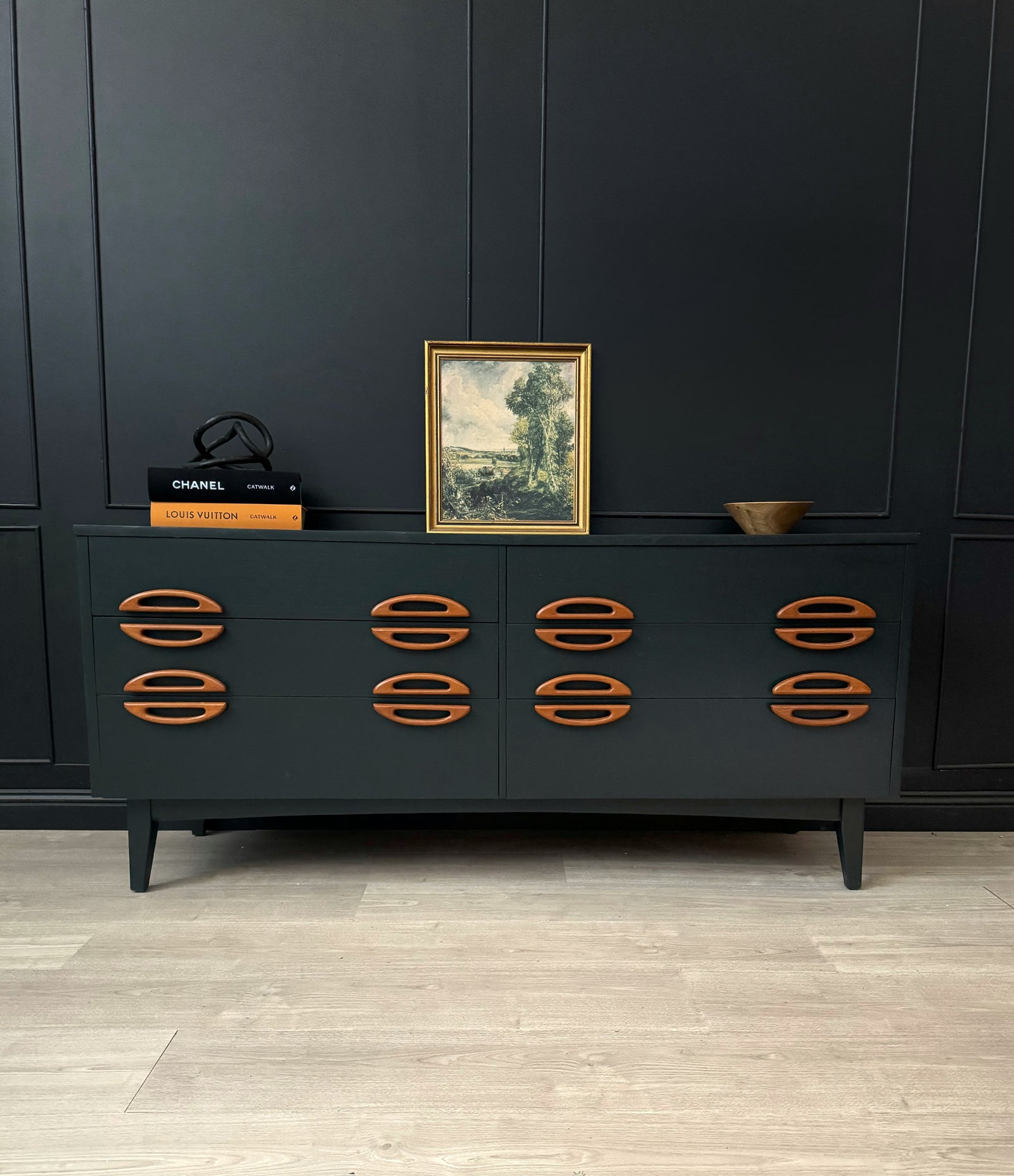 Reliance Furniture dresser dark blue