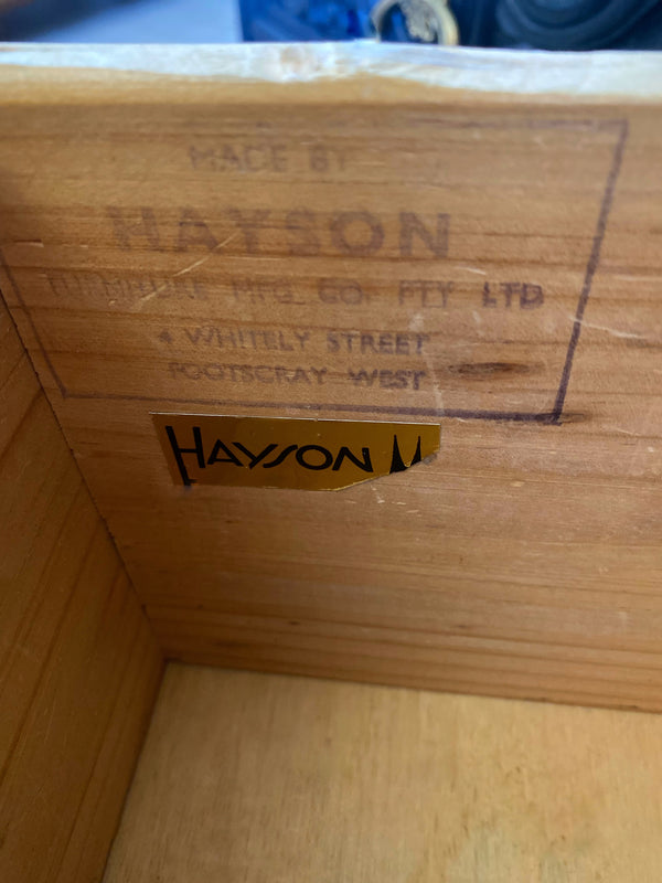 Hayson Furniture bedside tables dark blue, view 4