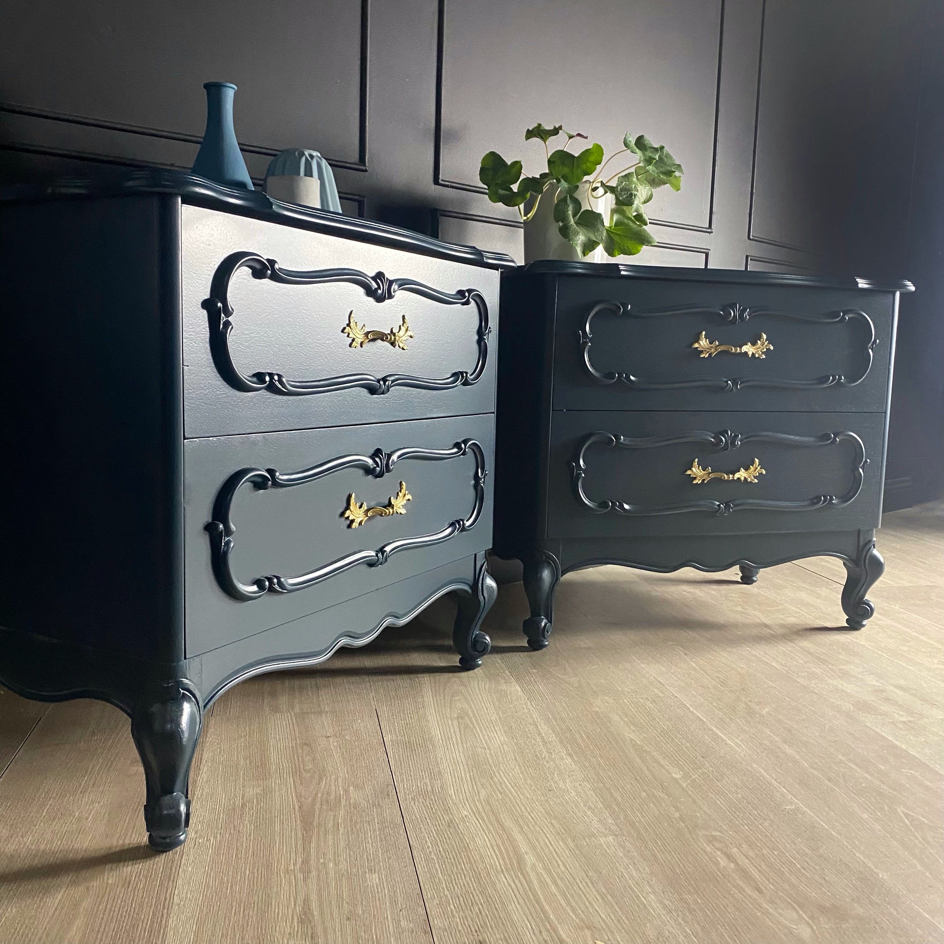 'Belvedere' bedside tables