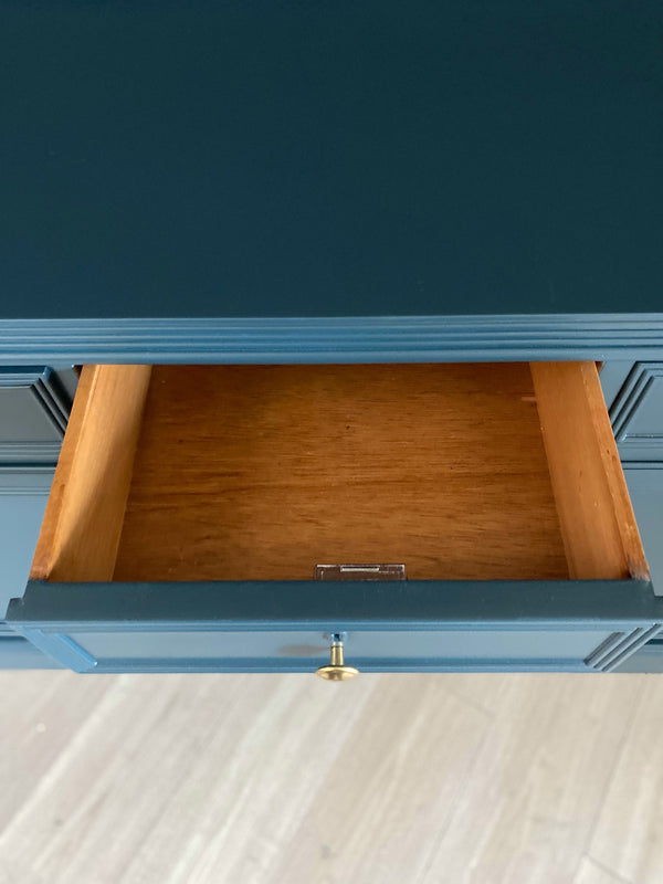 Mid-century sideboard blue, view 8