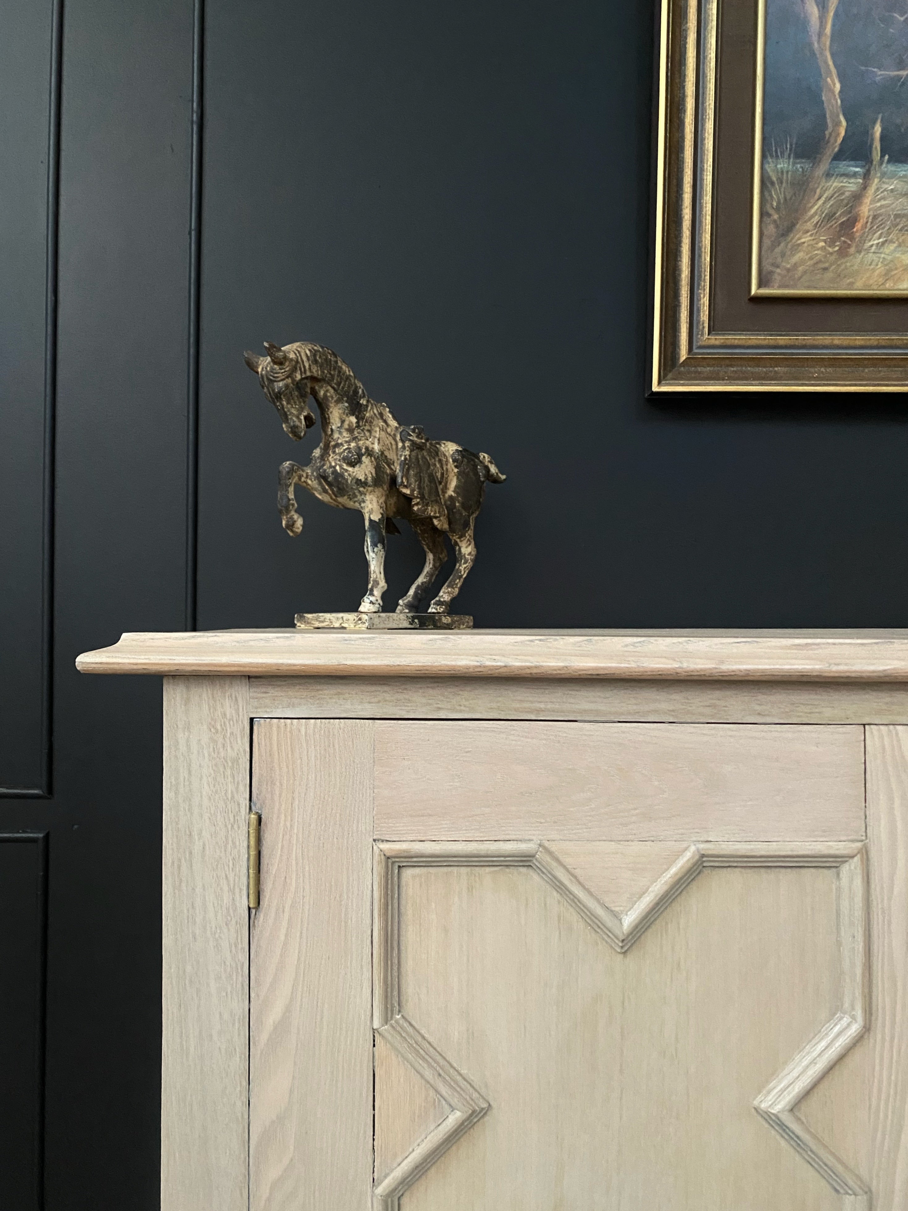 Solid Oak Jacobean Sideboard