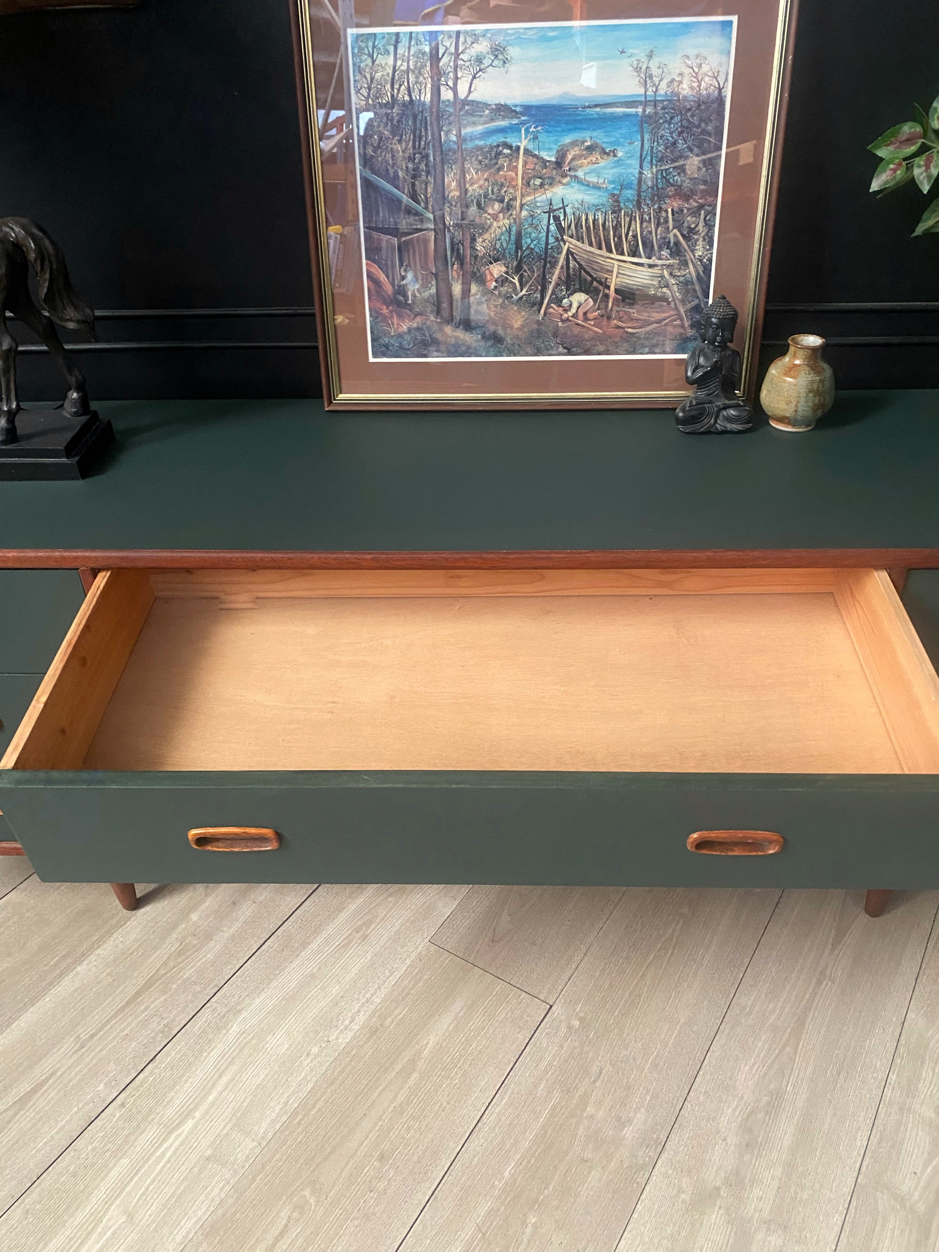 Stunning Moody Dark Green Dresser