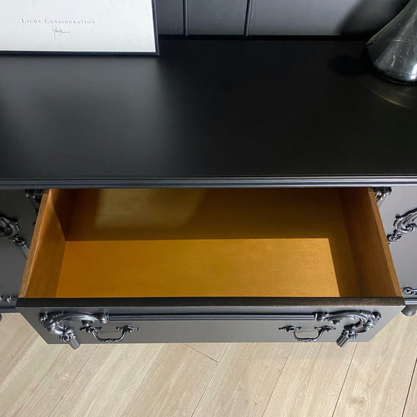 Mid-century sideboard black, view 7
