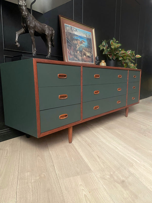 Alrob Furniture dresser dark green, view 4