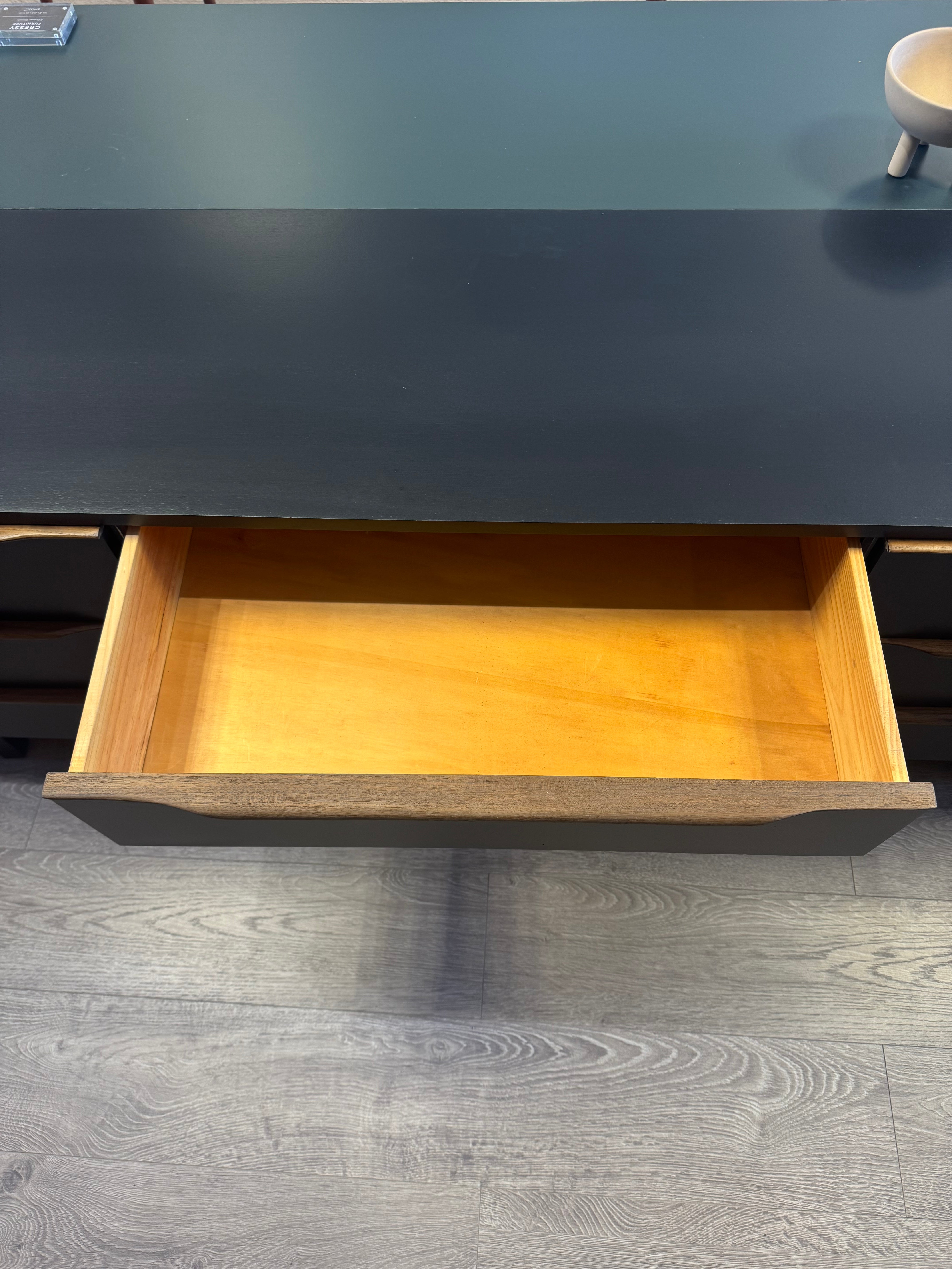 'Alrob' Dark Blue 9 drawer dresser