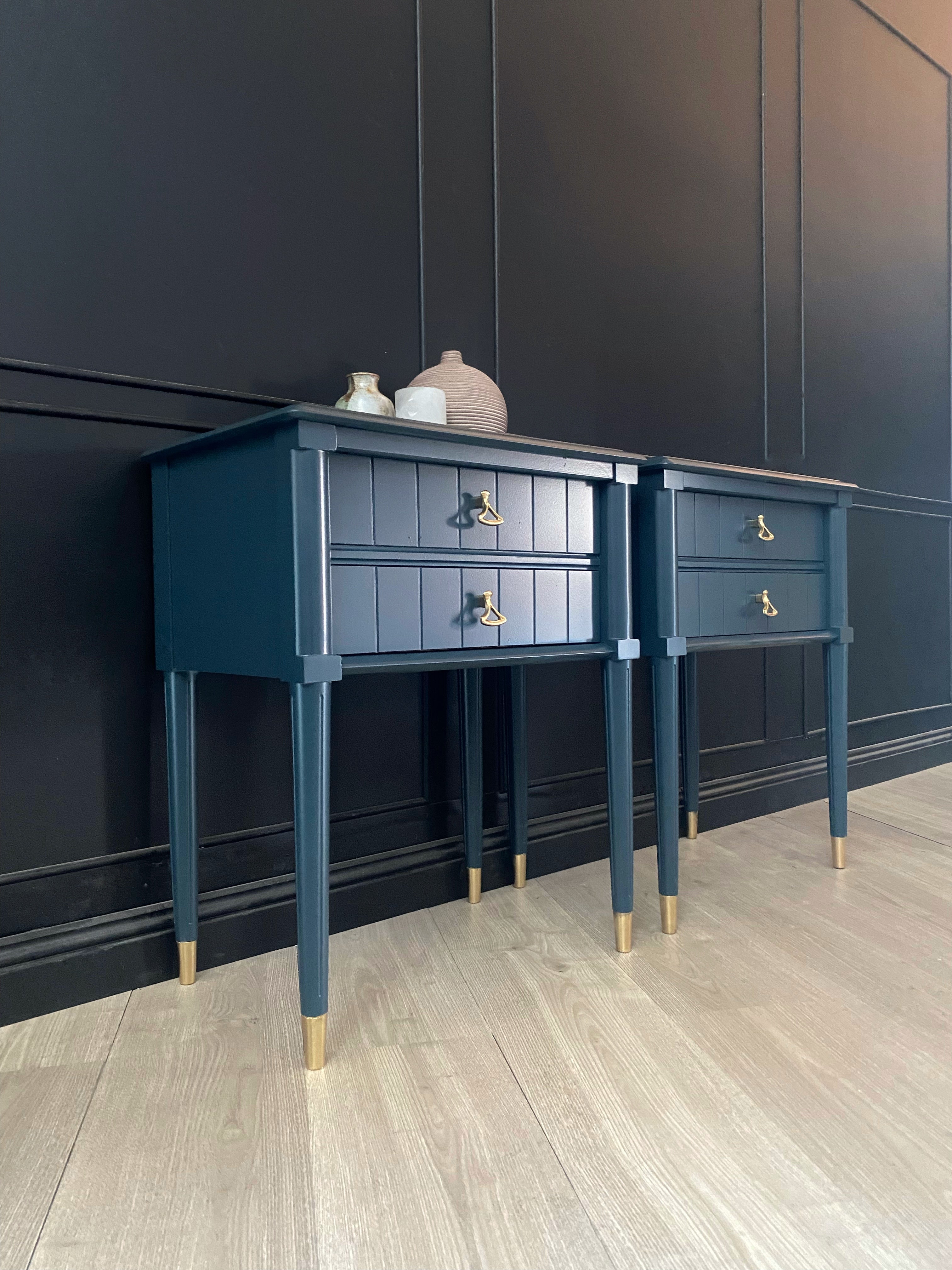 Stunning ‘Burgess Furniture’ Bedside Tables