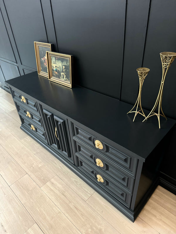Burgess Furniture dresser dark blue, view 4