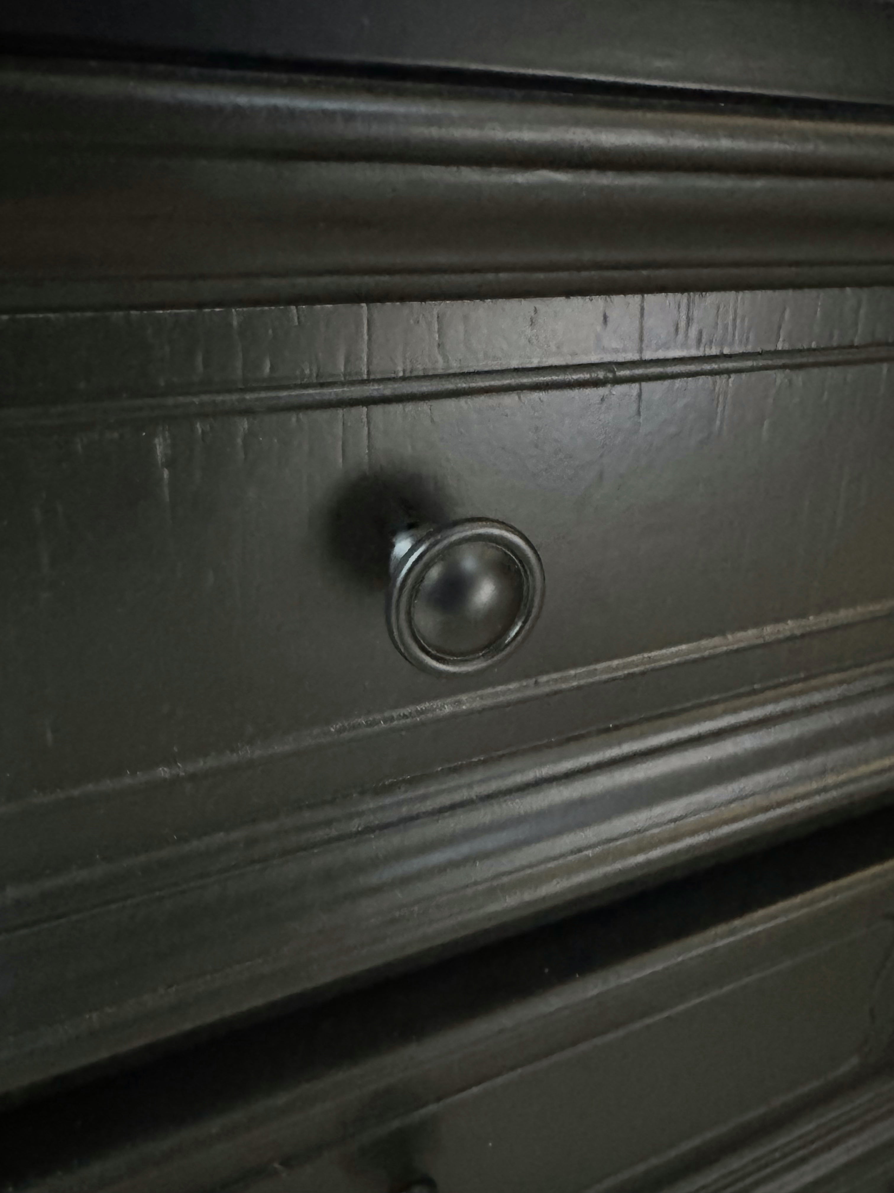 Stunning Black Bedside Tables (set)