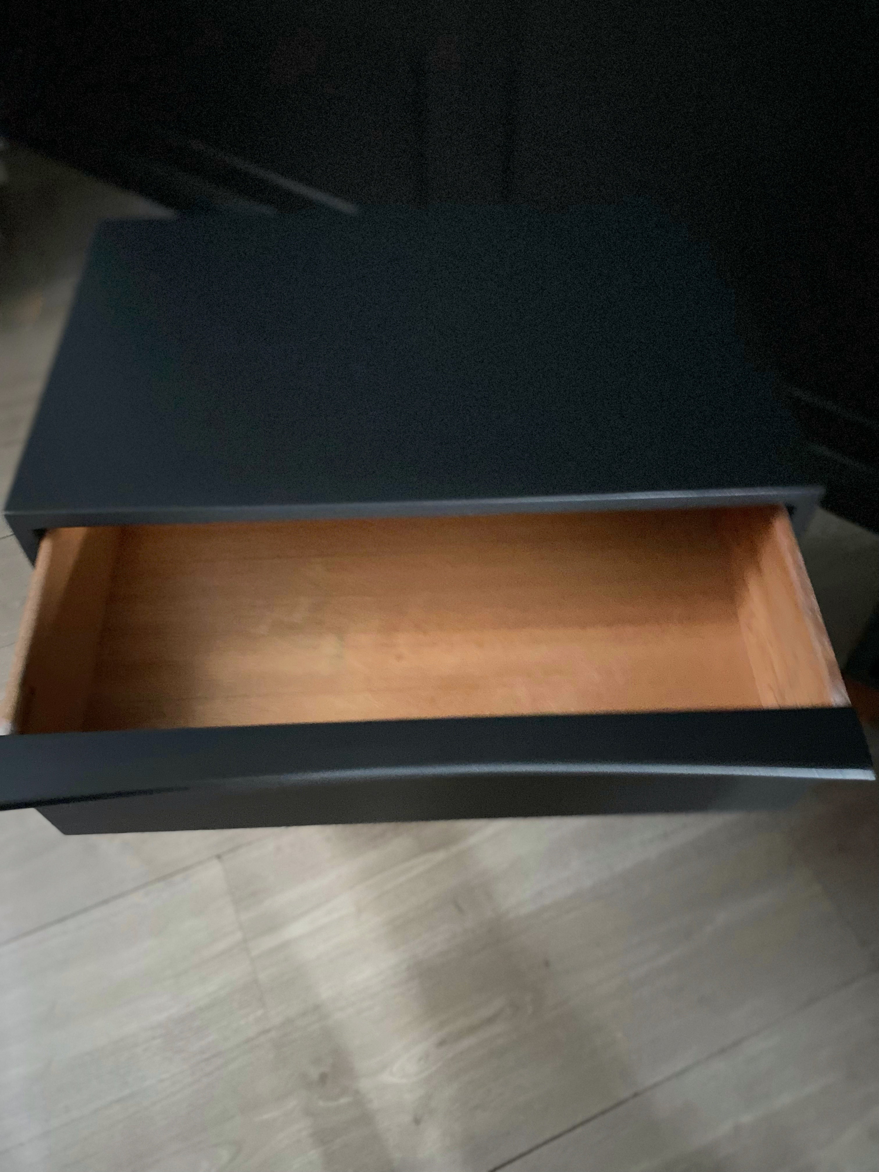 Mid Century Black ‘Hans Hayson’ Bedside tables