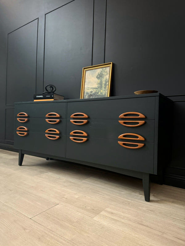 Reliance Furniture dresser dark blue, view 2