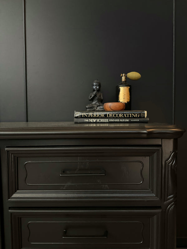 Mid-century dresser black, view 6