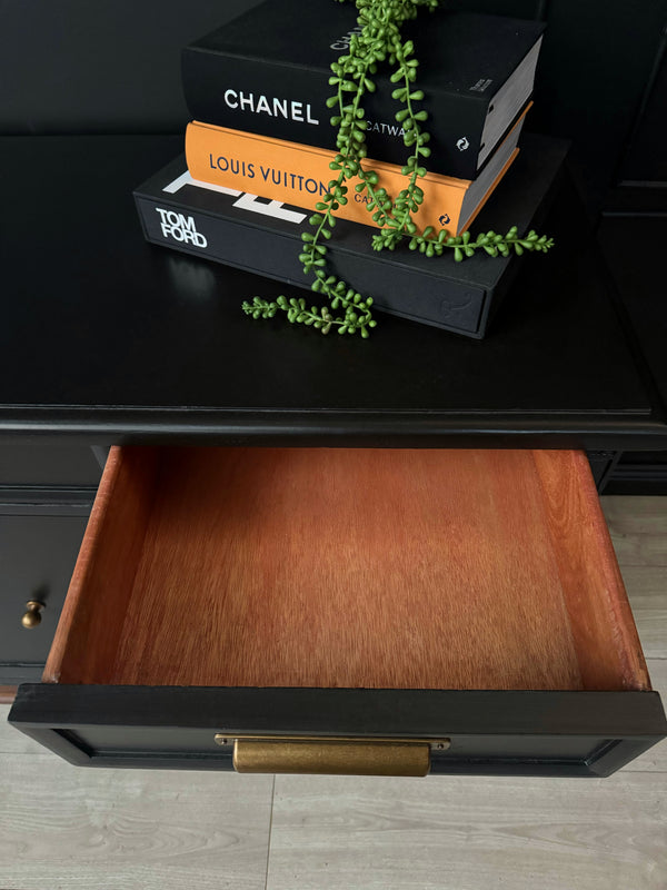 Mid-century sideboard black, view 8