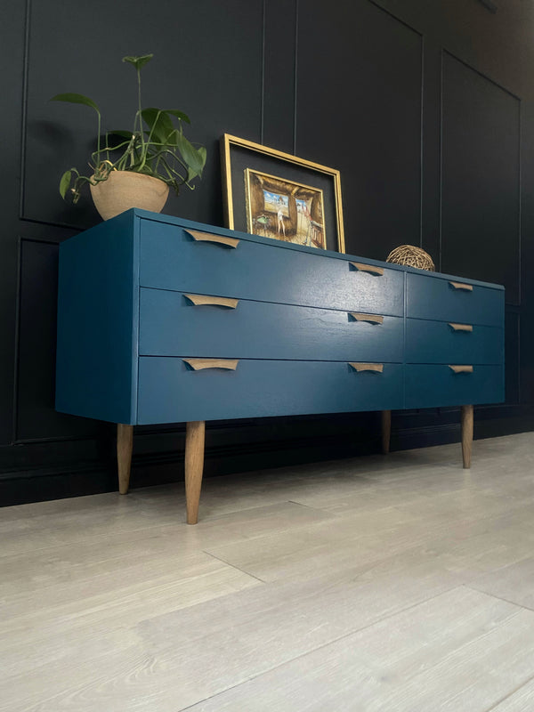 Reliance Furniture dresser blue, view 2
