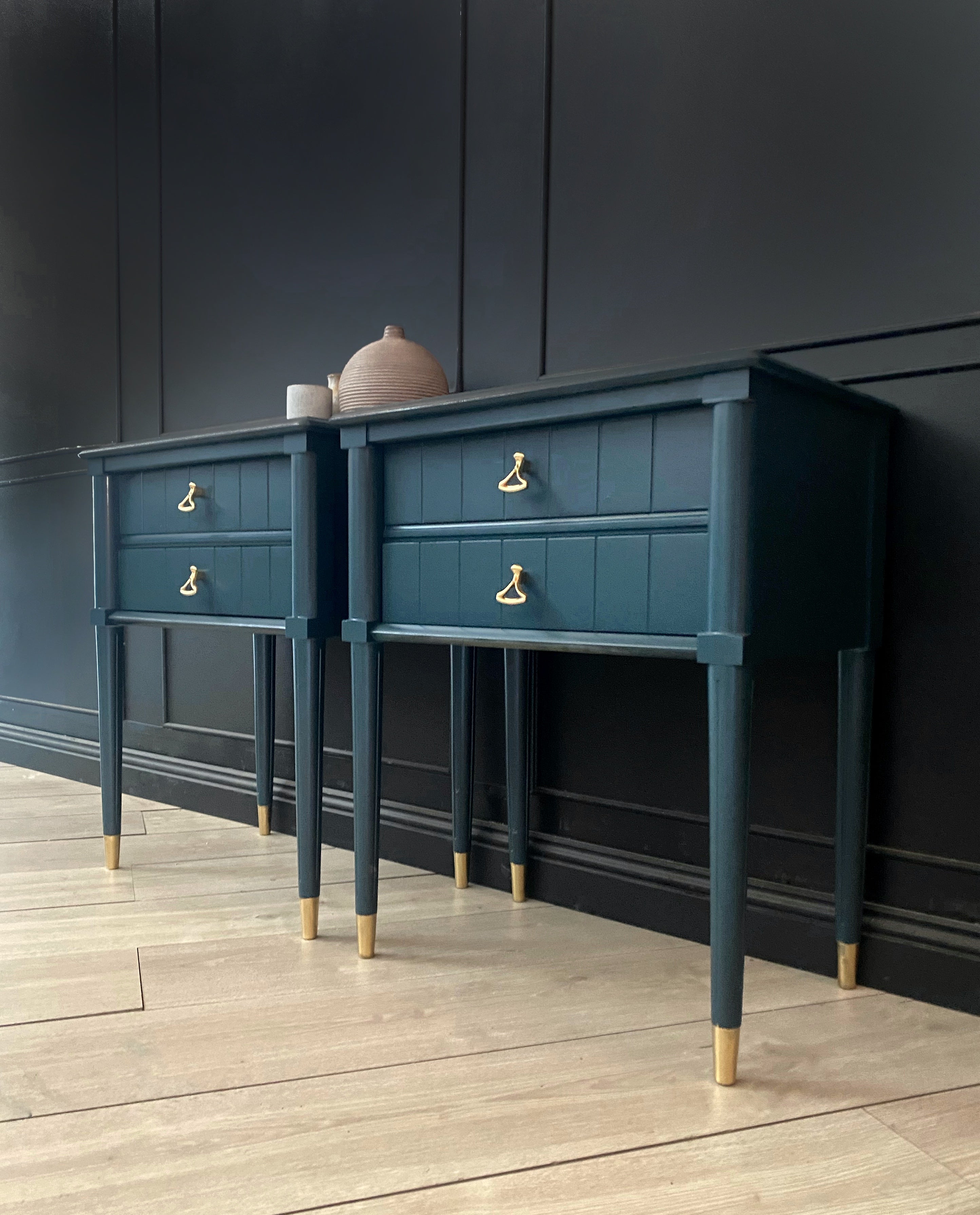 Stunning ‘Burgess Furniture’ Bedside Tables