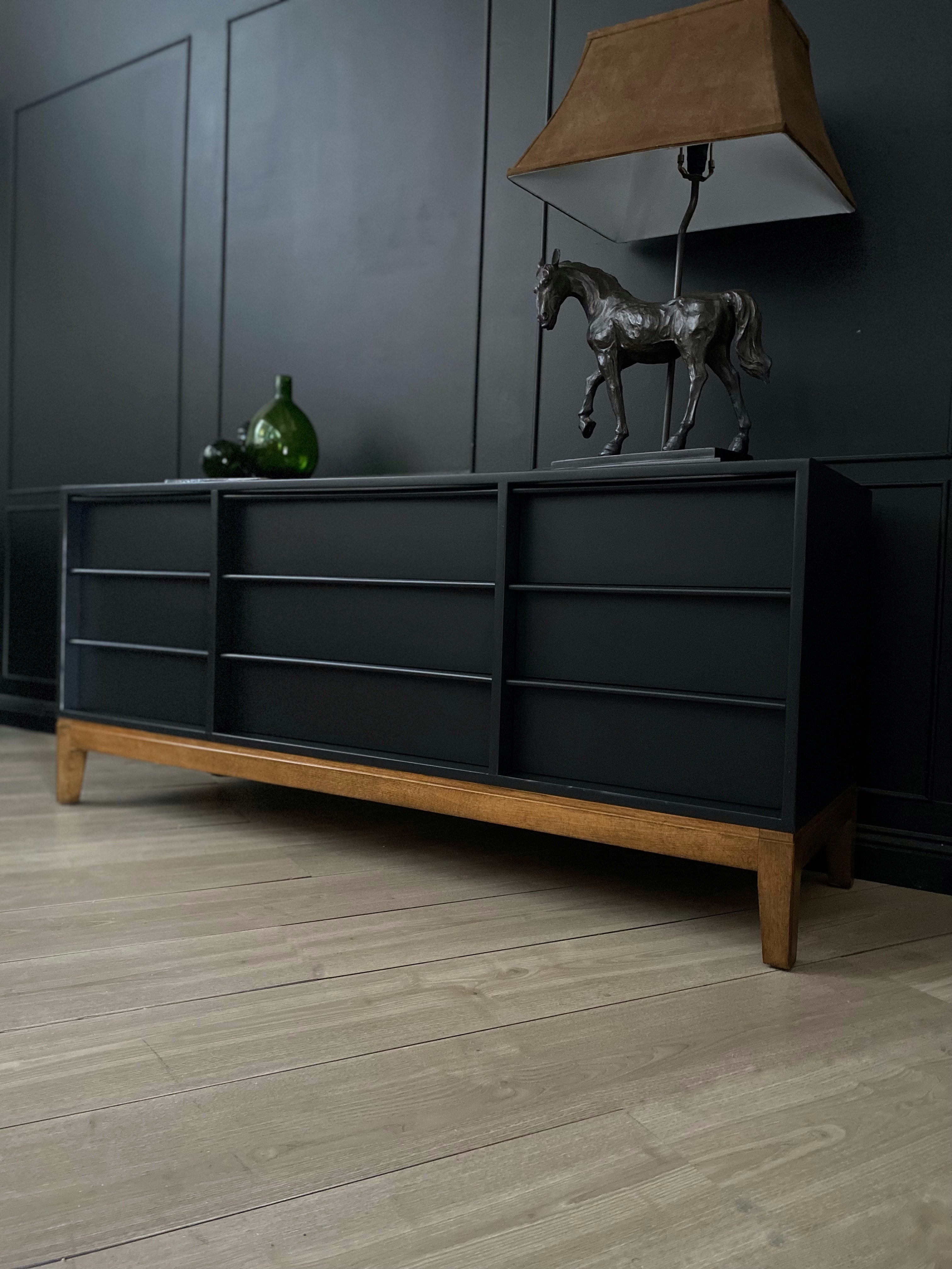 Mid Century Black ‘Hans Hayson’ Dresser