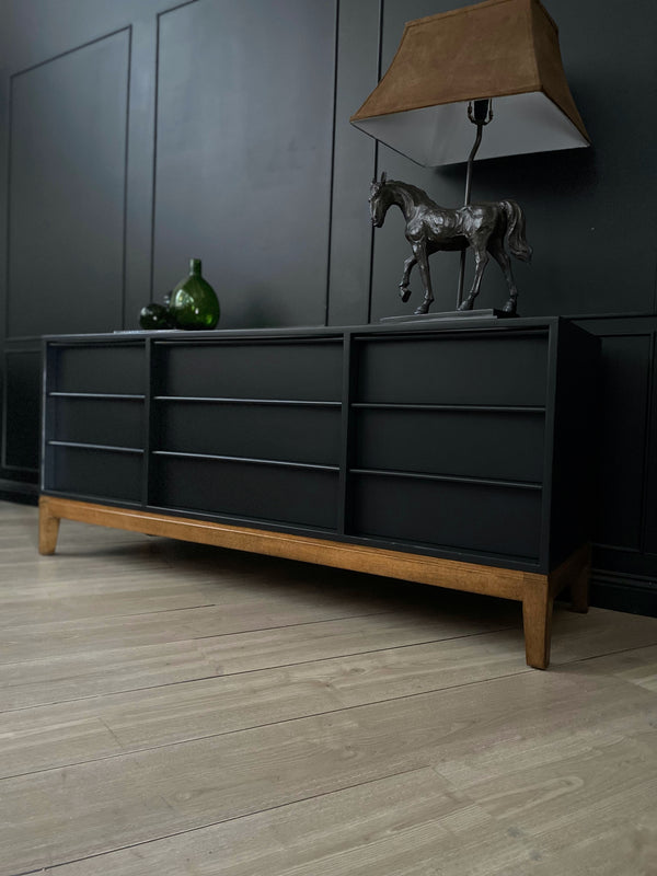 Hayson Furniture dresser black, view 3