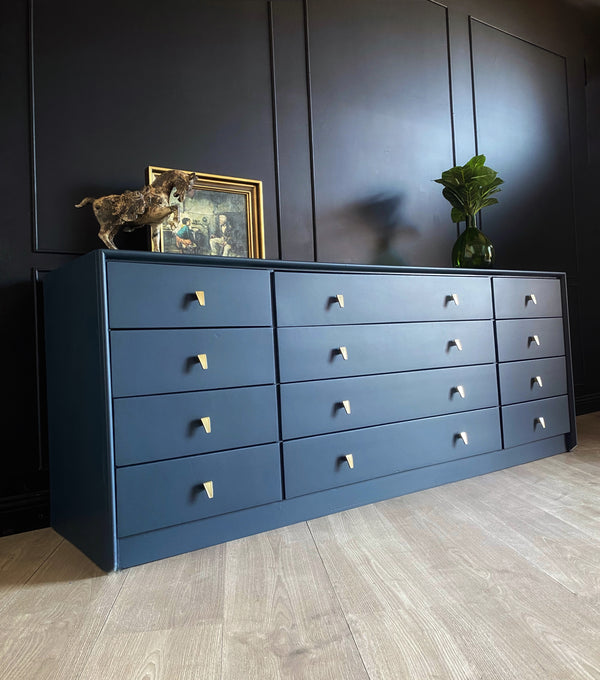 Alrob Furniture dresser blue, view 2