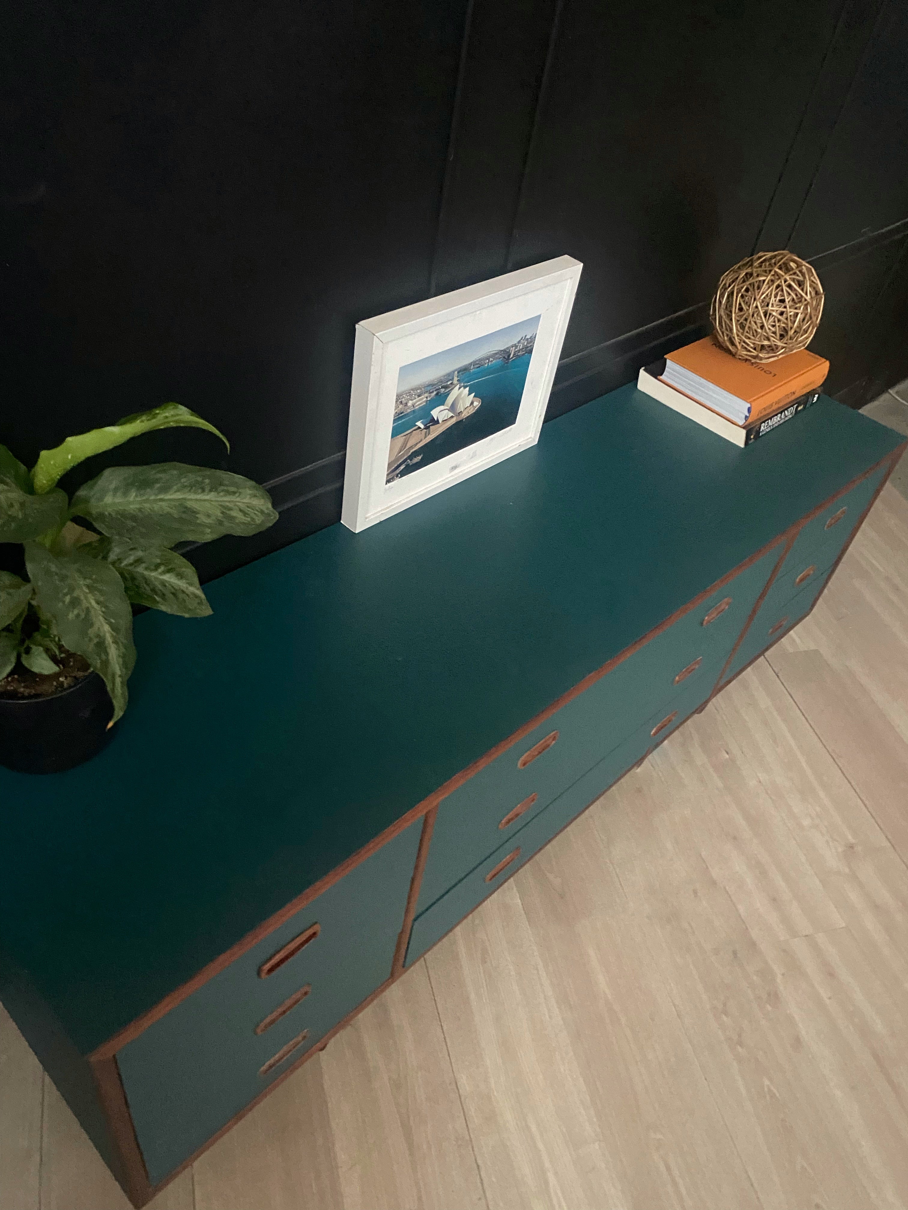 ‘Alrob Furniture’ Stunning Teal Dresser