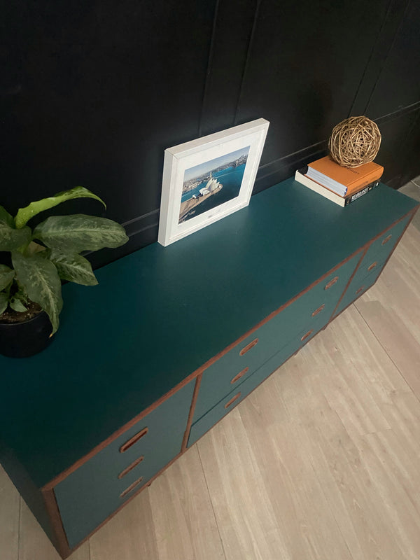 Alrob Furniture dresser dark green, view 5