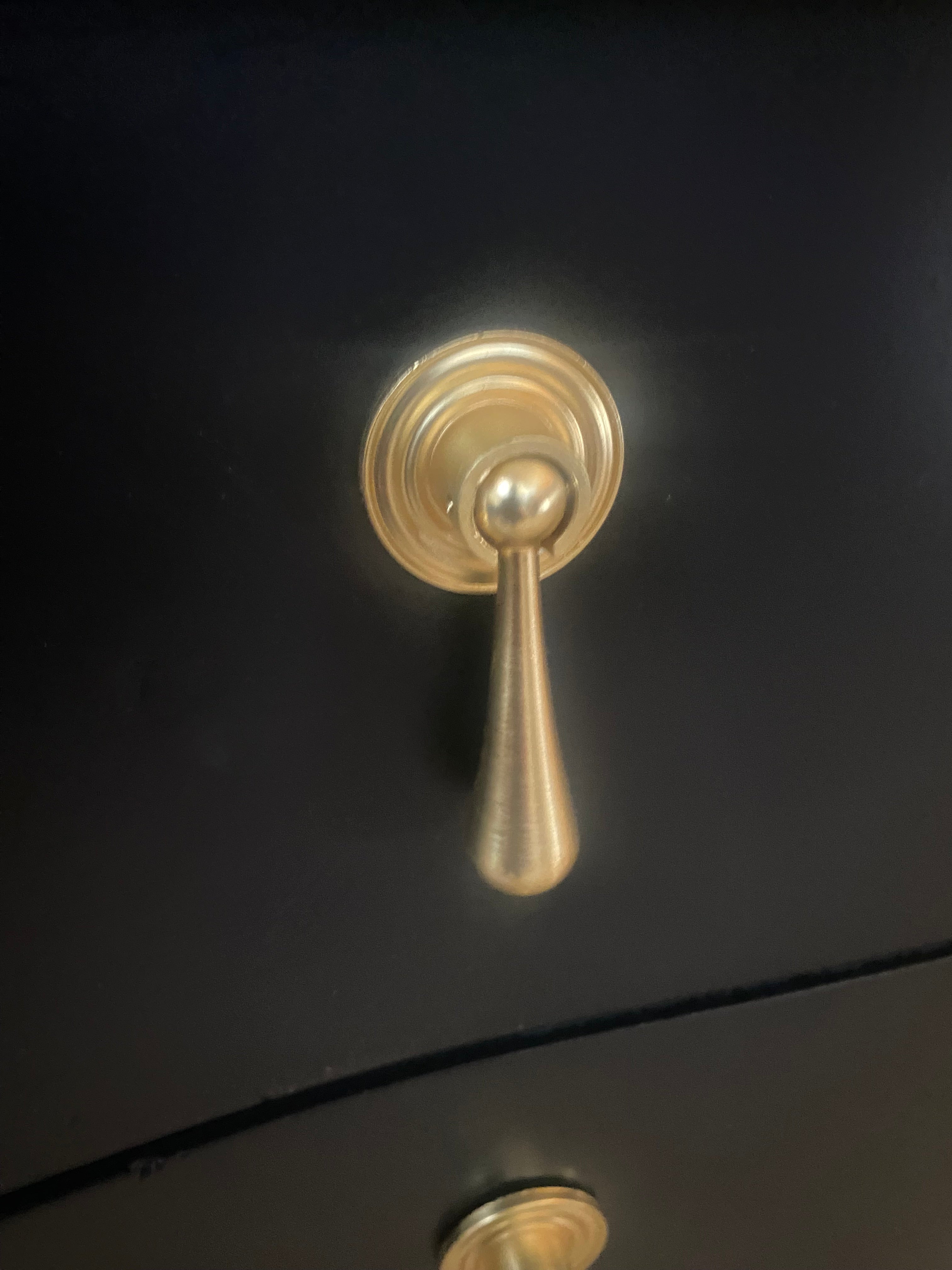 Stunning Black Wave Front Dresser