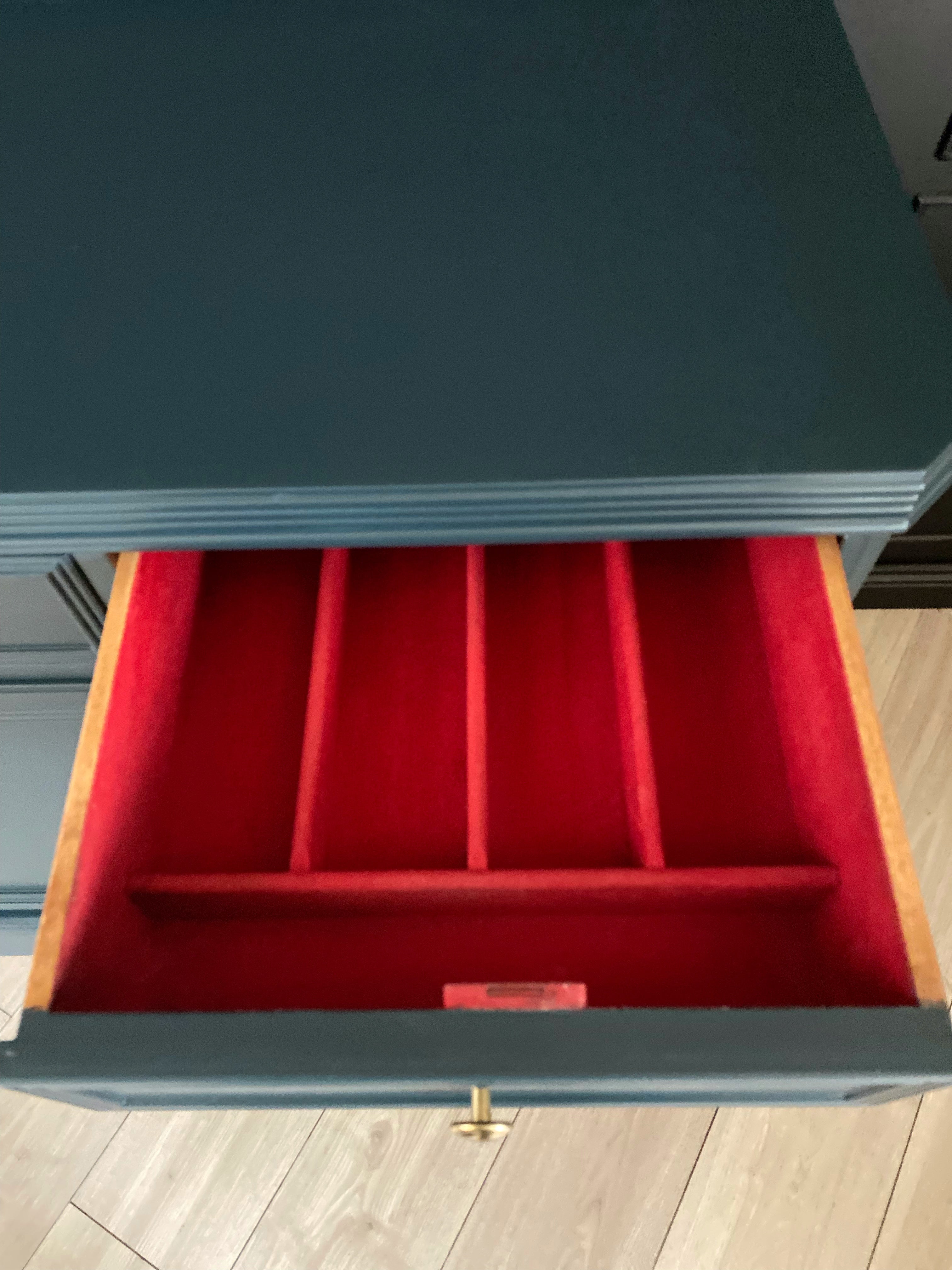 Superb Blue Buffet / Sideboard