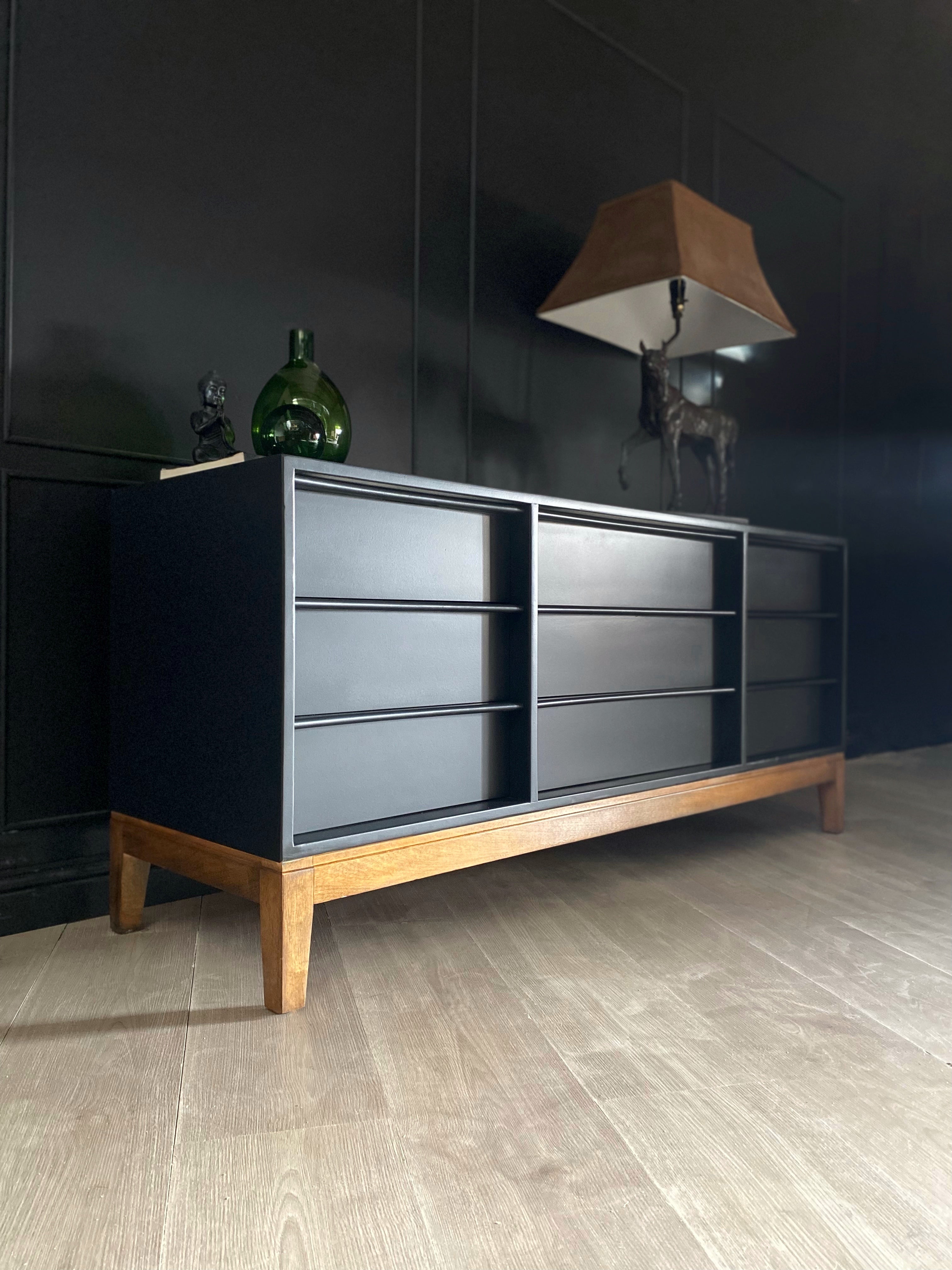 Mid Century Black ‘Hans Hayson’ Dresser