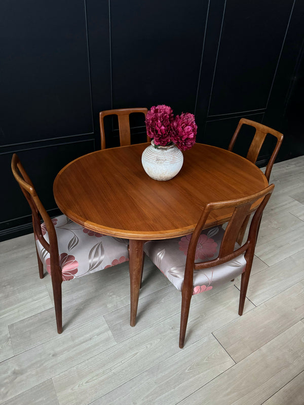 Parker Furniture dining table teak, view 3