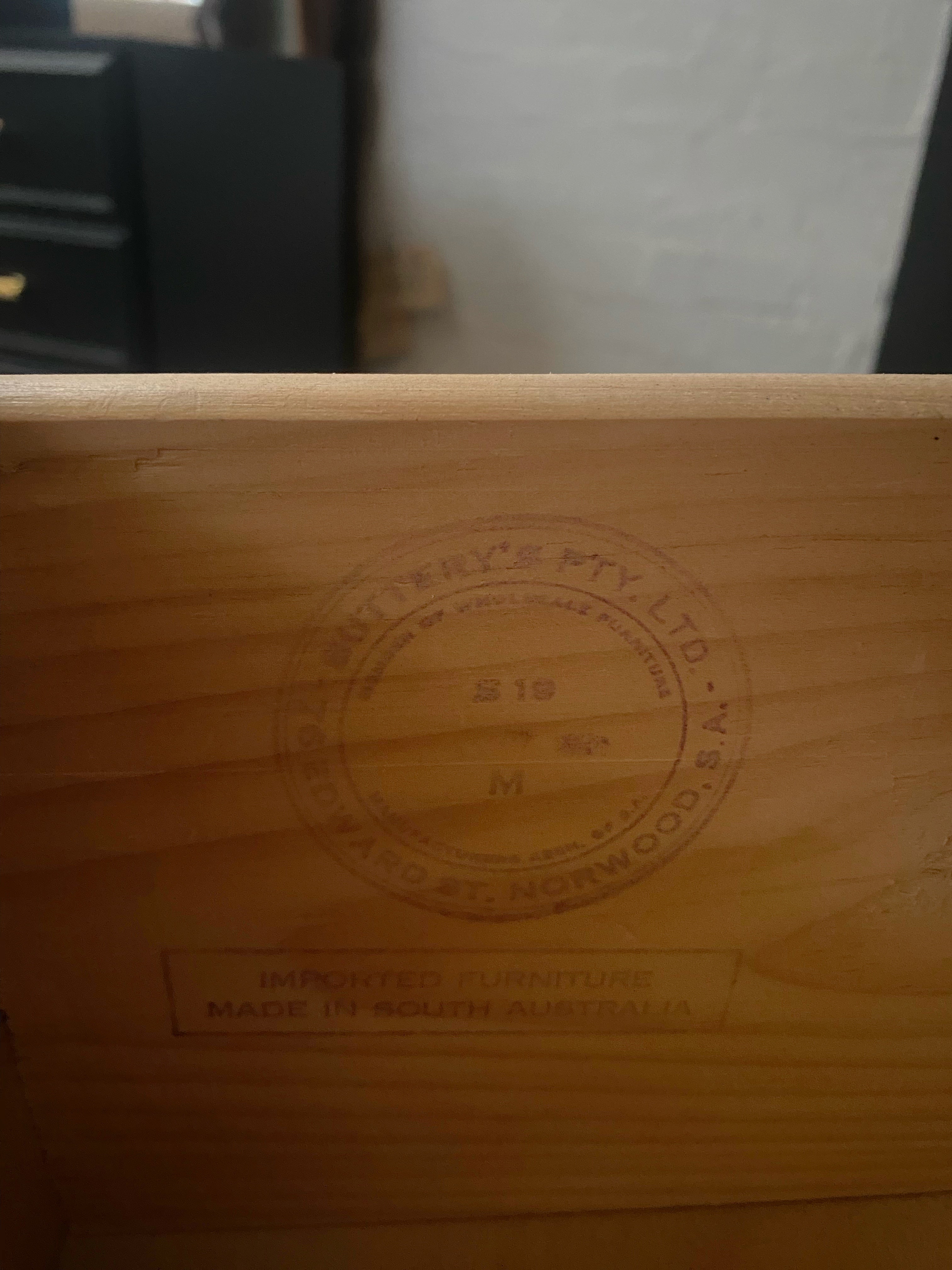 ‘Buttery Brothers’ blue dresser